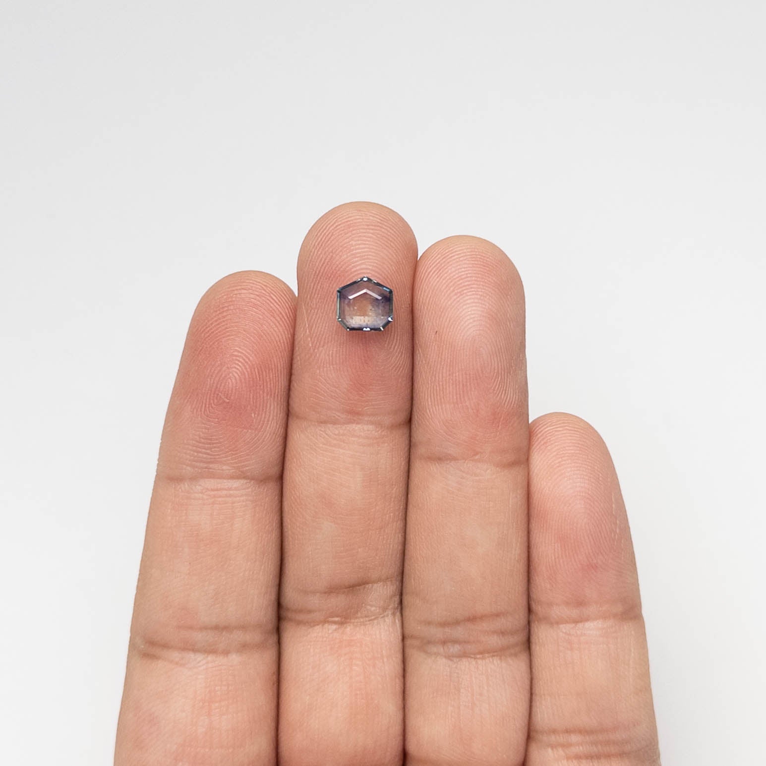 1.27ct 6.61x6.78x2.35mm Shield Portrait Cut Sapphire 23474-43-Staghead Designs