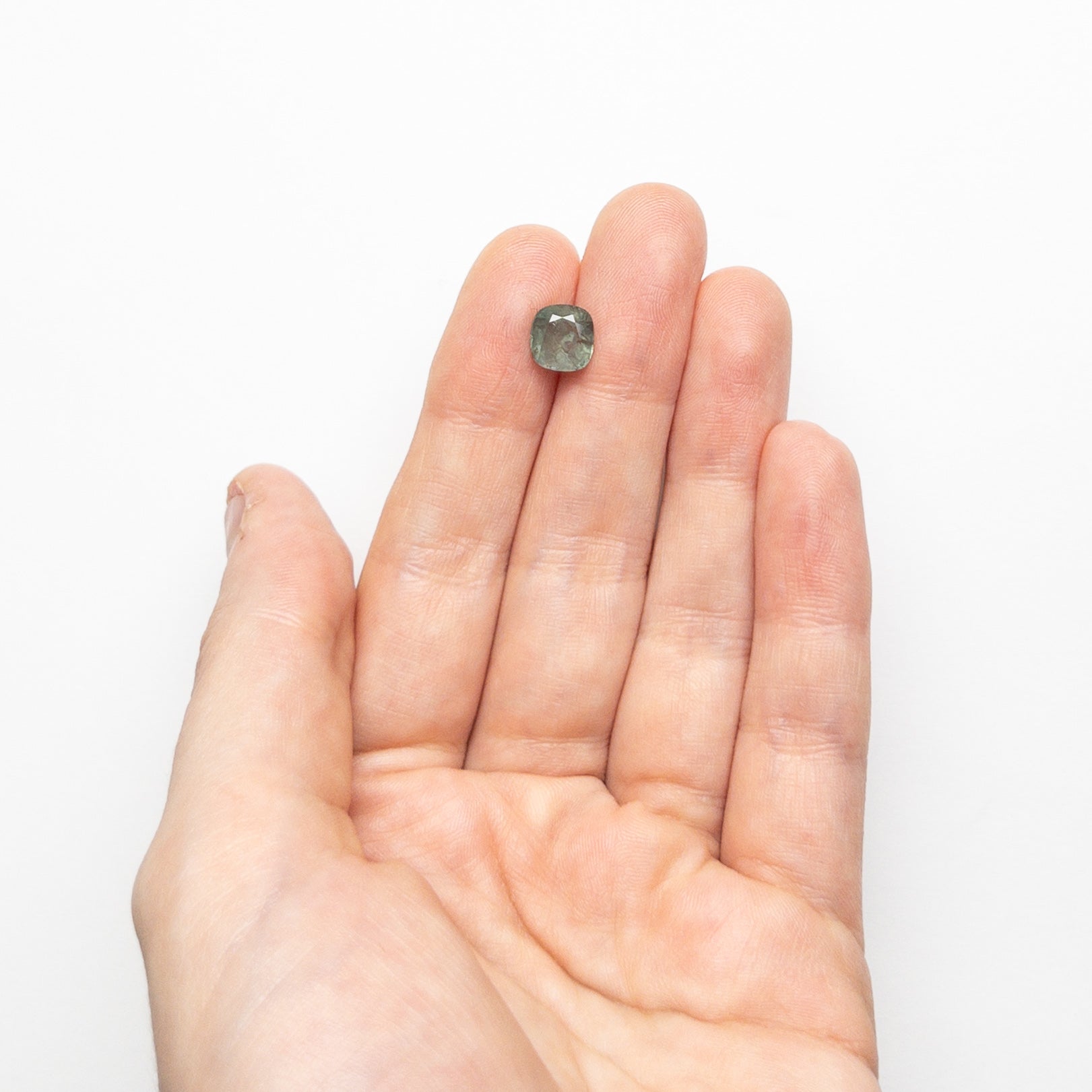 2.58ct 7.43x7.09x5.40mm Cushion Brilliant Sapphire 23672-17-Staghead Designs