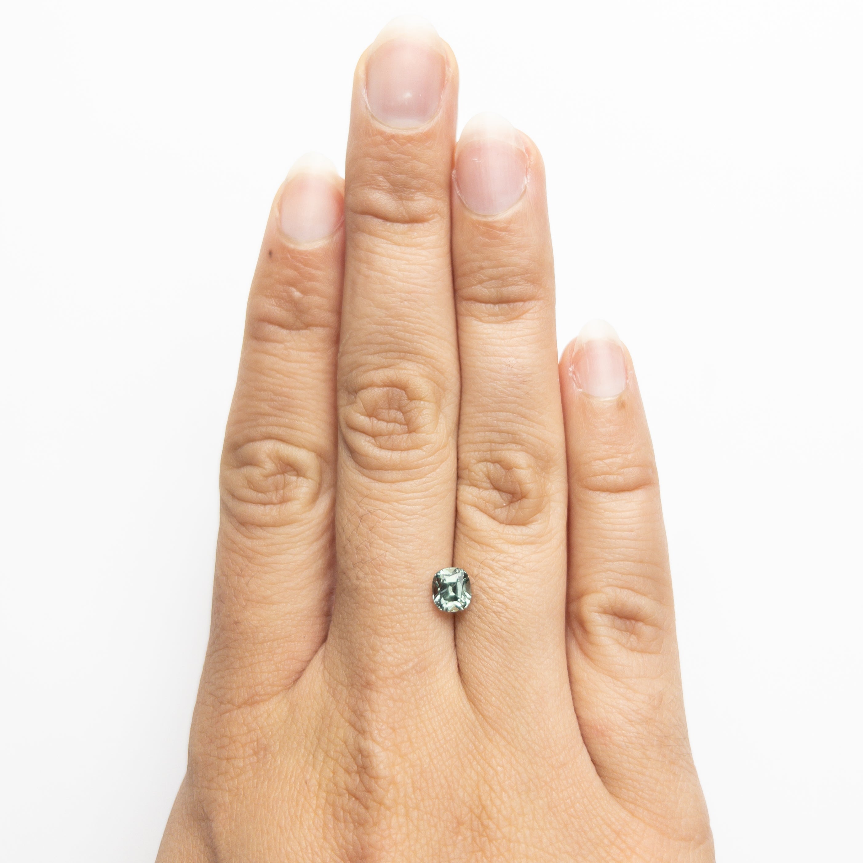 1.09ct 5.52x5.05x4.37mm Cushion Brilliant Sapphire 23674-04-Staghead Designs