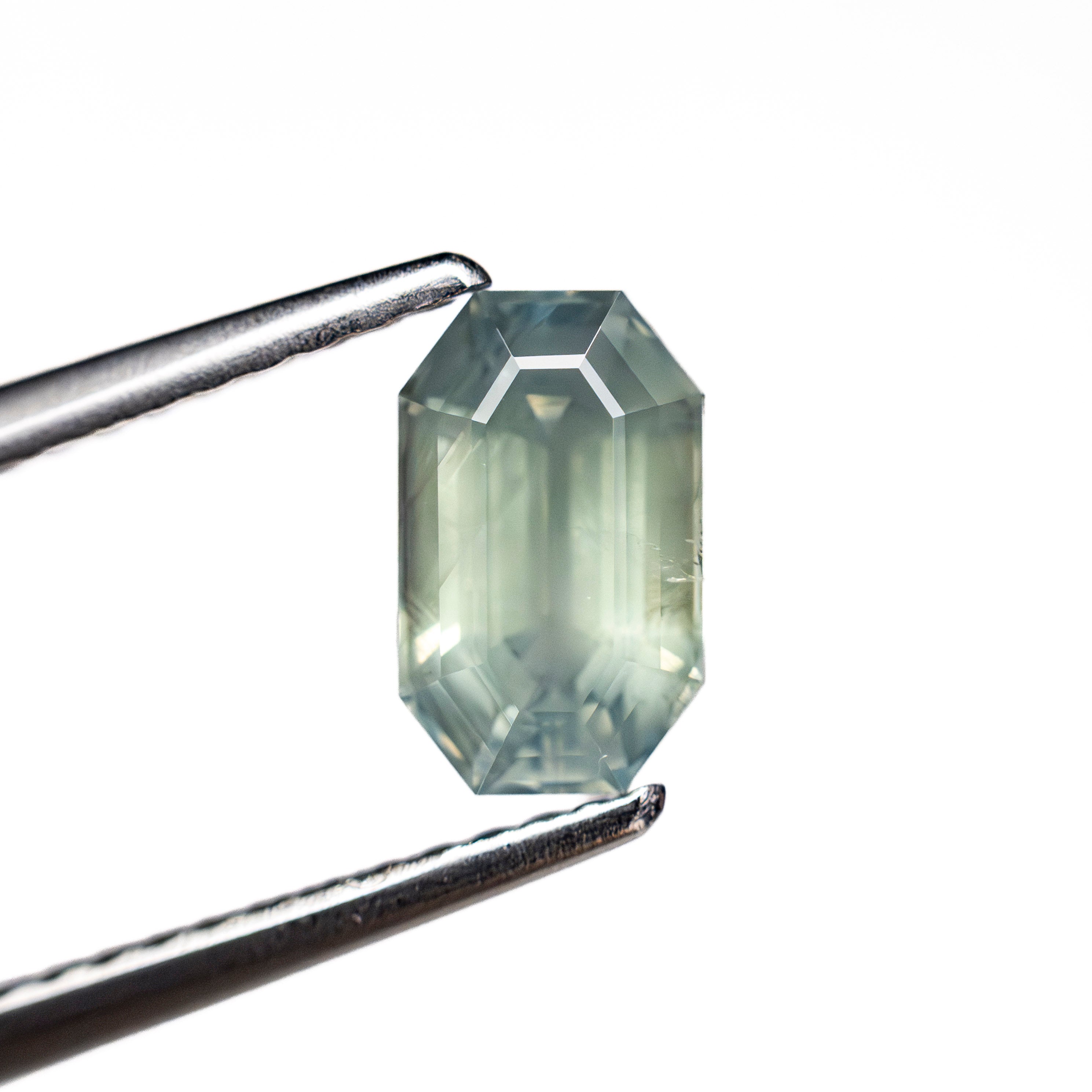 1.45ct 7.55x4.61x4.06mm Cut Corner Rectangle Step Cut Sapphire 23699-14-Staghead Designs