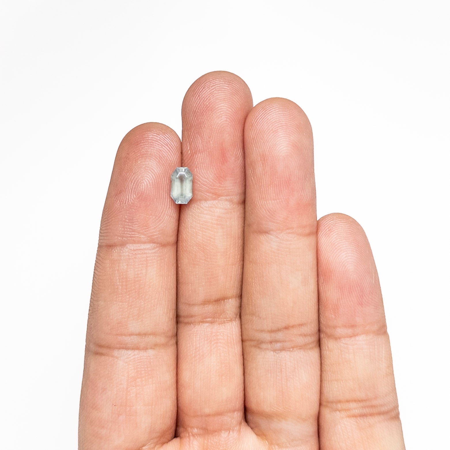 1.45ct 7.55x4.61x4.06mm Cut Corner Rectangle Step Cut Sapphire 23699-14-Staghead Designs
