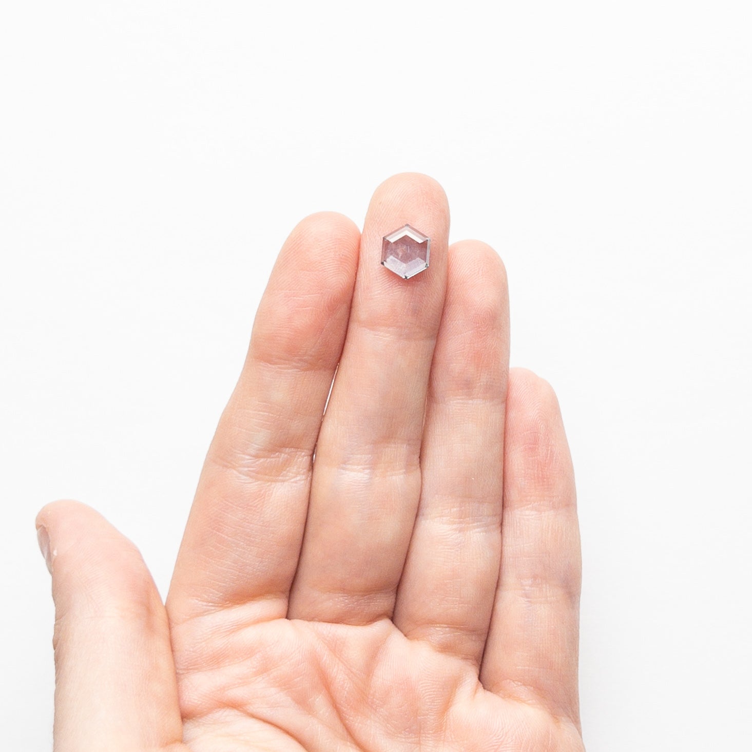 1.96ct 8.20x7.08x2.94mm Hexagon Portrait Cut Sapphire 23709-04-Staghead Designs