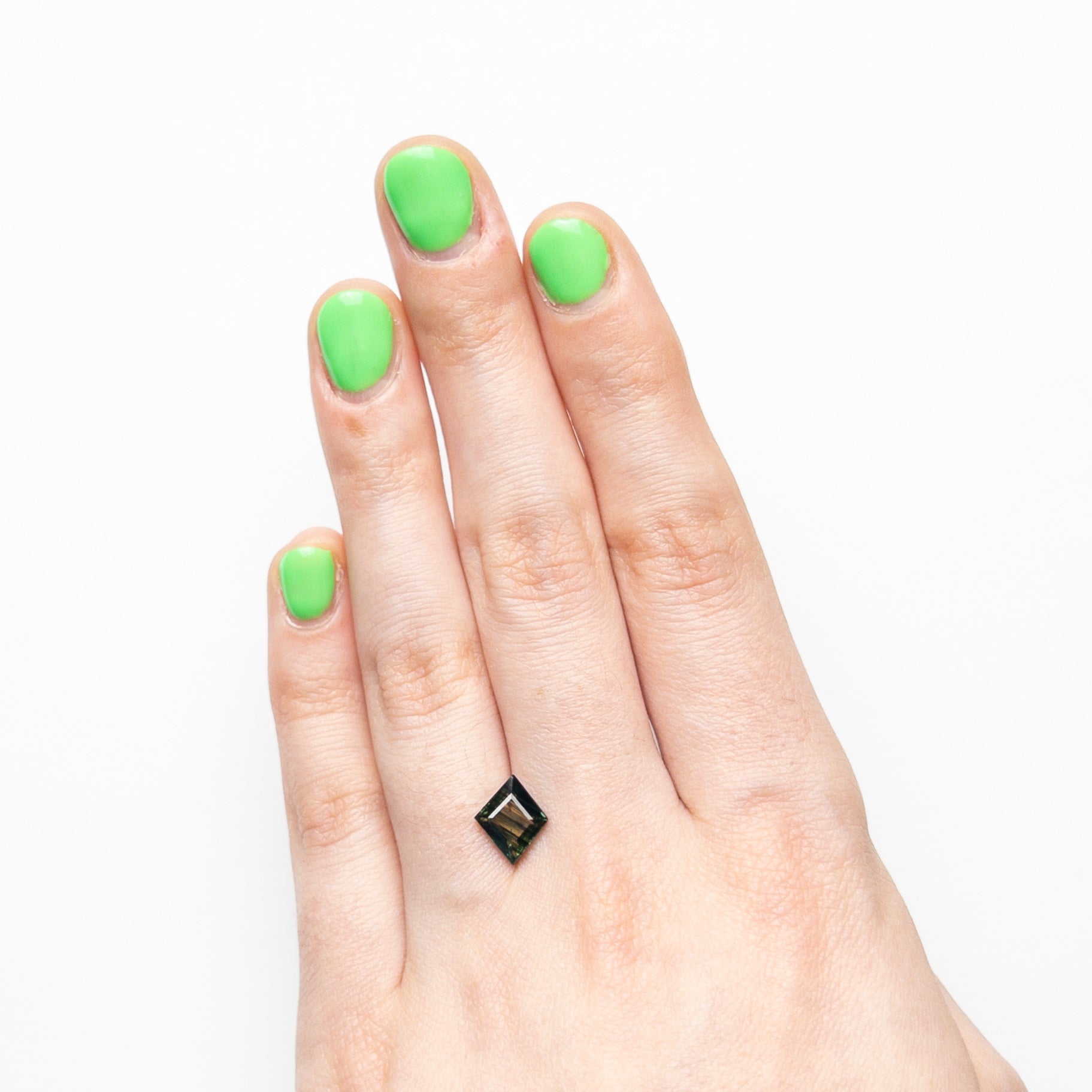 1.74ct 10.01x8.19x3.59mm Lozenge Step Cut Sapphire 23804-02-Staghead Designs