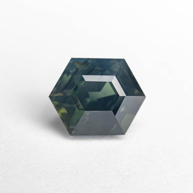 1.79ct 7.76x6.15x4.95mm Hexagon Step Cut Sapphire 23814-01-Staghead Designs