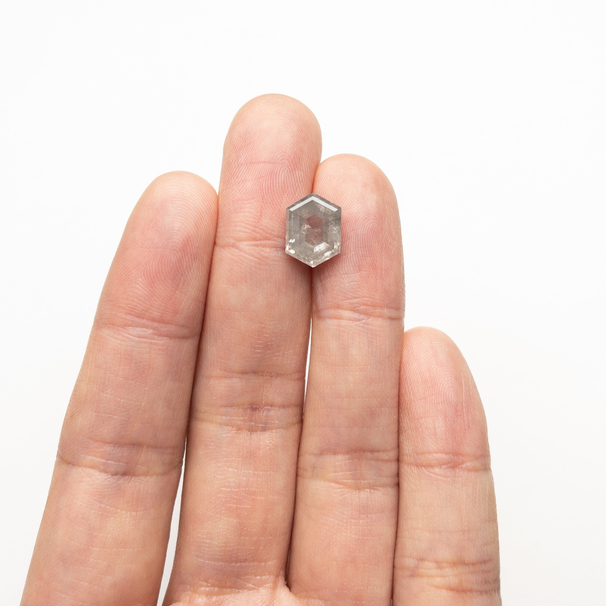 3.75ct 11.28x8.38x4.62mm Hexagon Step Cut 23841-07-Staghead Designs