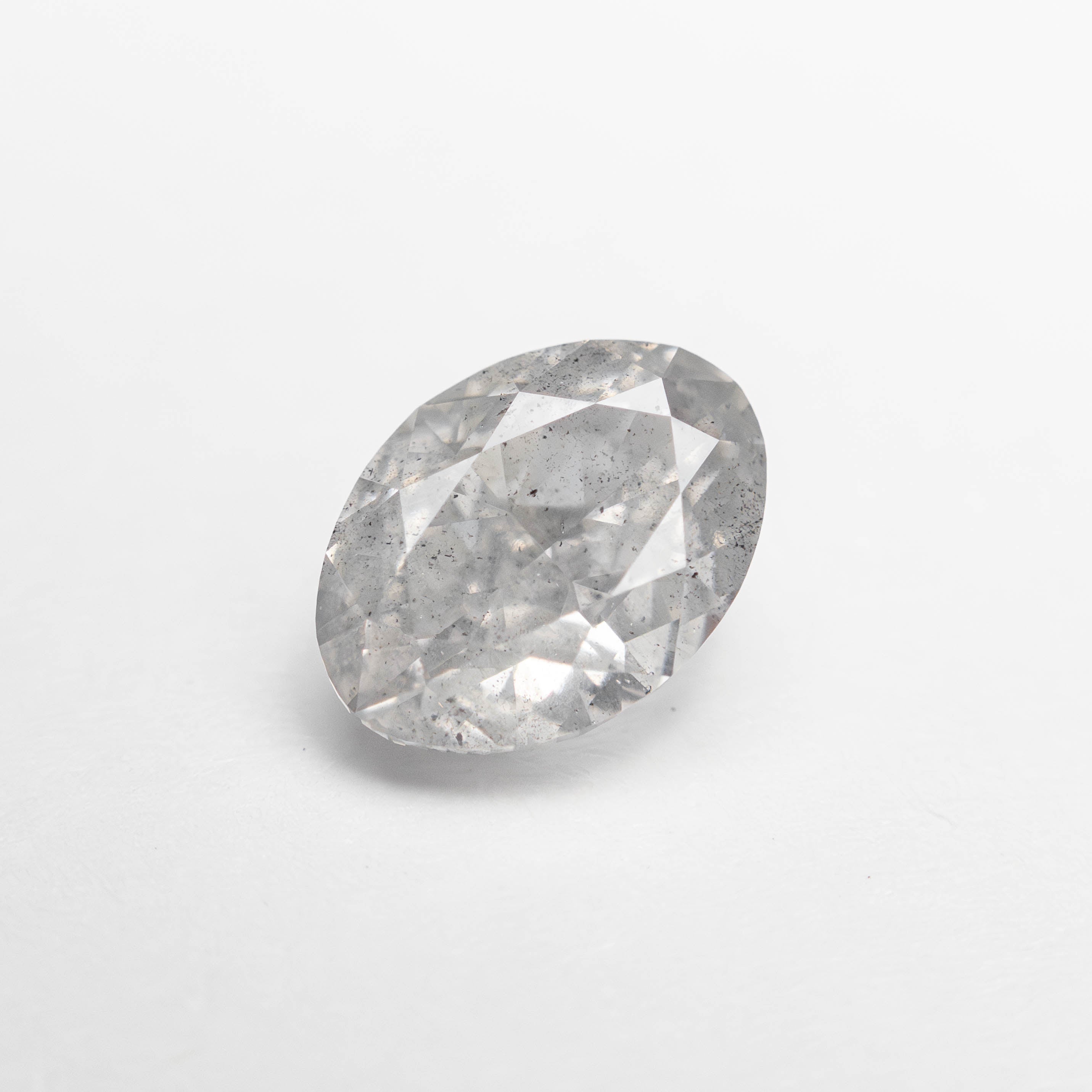 1.18ct 7.41x5.41x3.74mm GIA I2 Faint Grey Oval Brilliant 23894-01-Staghead Designs