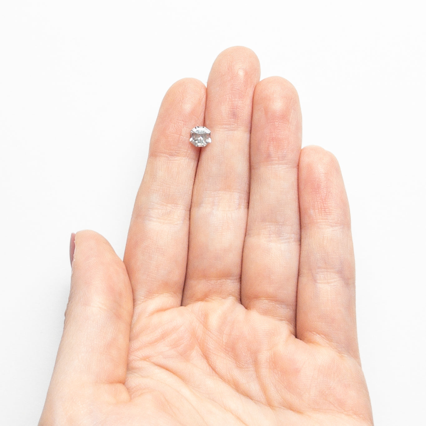 0.97ct 5.47x5.44x3.83mm Cut Corner Square Step Cut Sapphire 23903-02-Staghead Designs