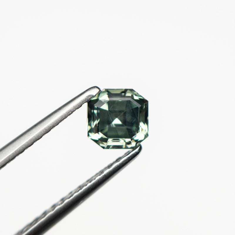 0.88ct 4.98x4.89x3.93mm Cut Corner Square Step Cut Sapphire 23903-10-Staghead Designs