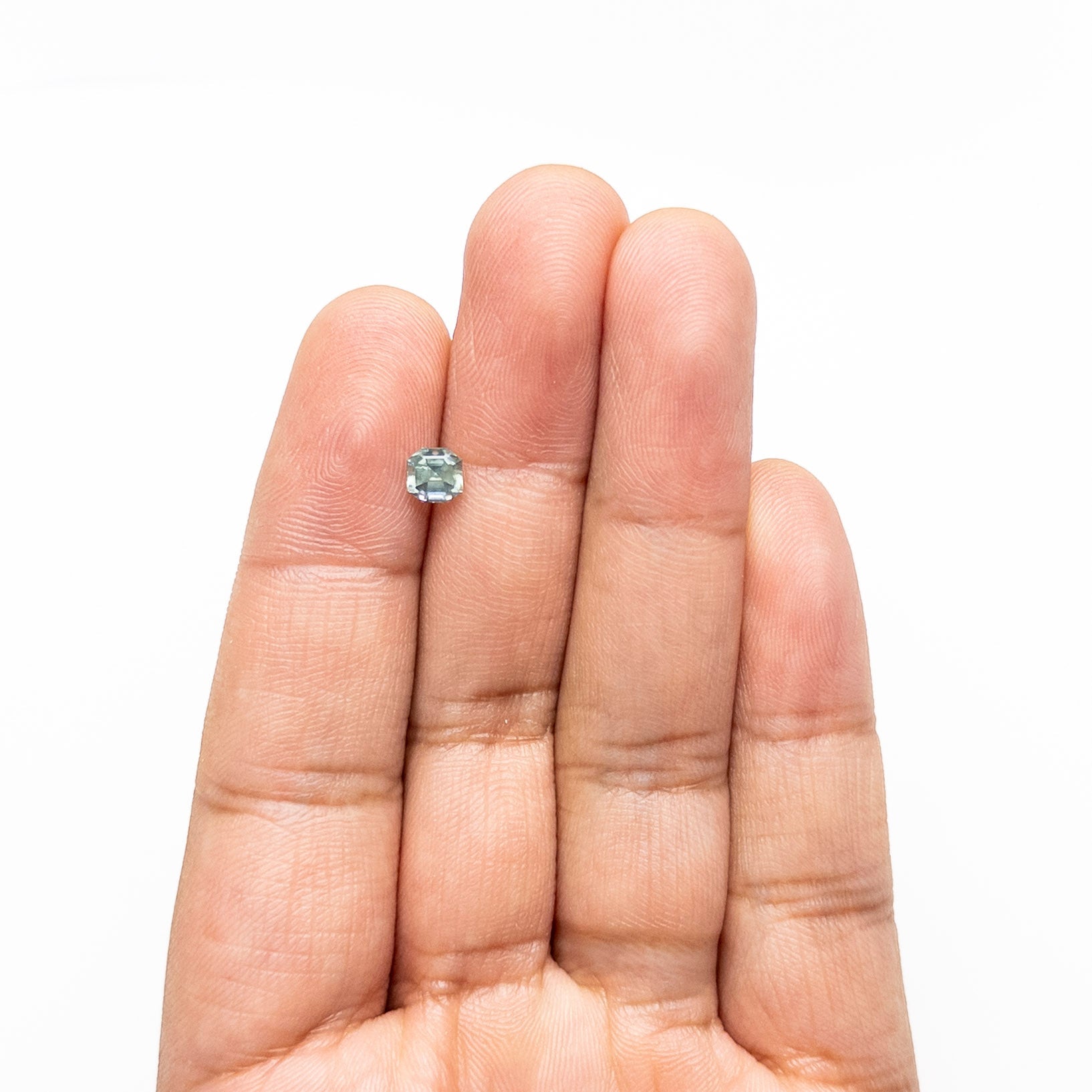 0.88ct 5.01x4.94x3.87mm Cut Corner Square Step Cut Sapphire 23903-11-Staghead Designs