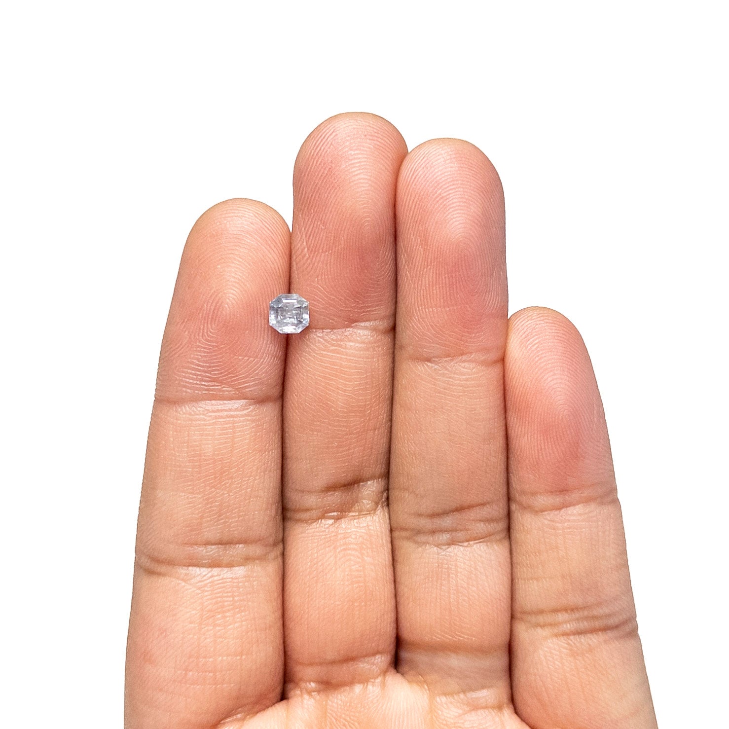 0.91ct 5.09x5.08x3.92mm Cut Corner Square Step Cut Sapphire 23903-13-Staghead Designs