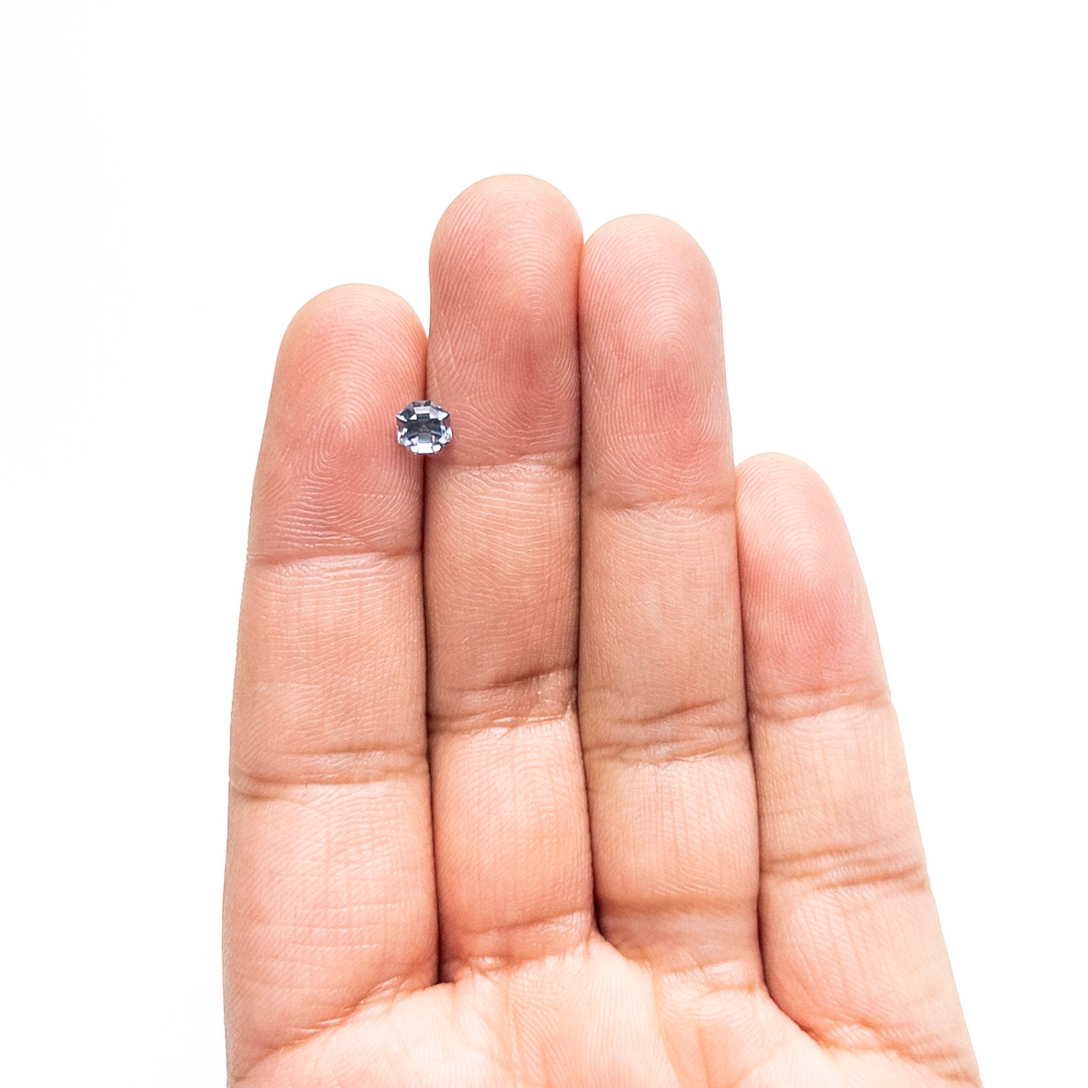 0.91ct 5.07x5.03x4.12mm Cut Corner Square Brilliant Sapphire 23903-16-Staghead Designs