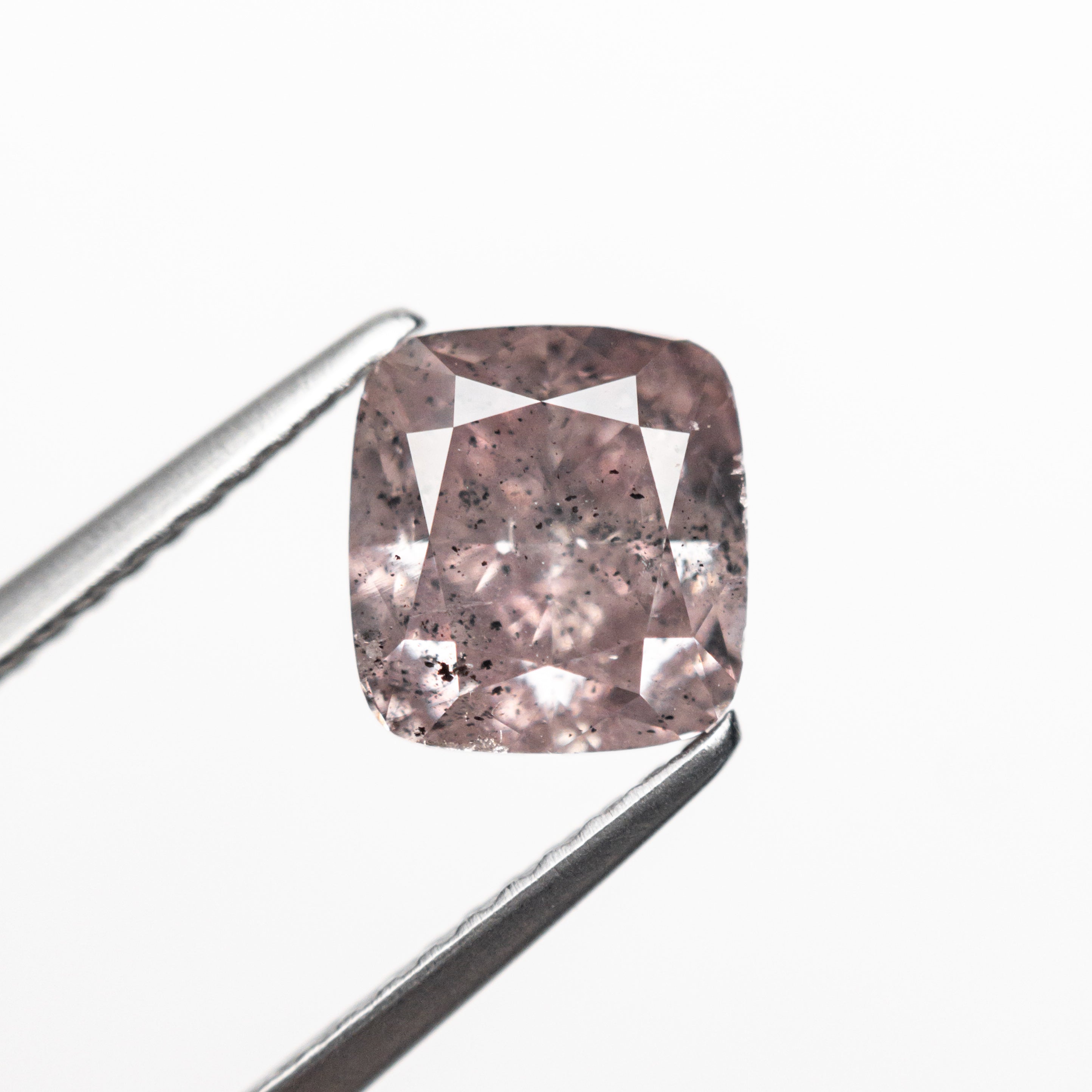 2.03ct 7.11x6.65x4.61mm GIA I2 Fancy Brownish Purplish Pink Cushion Brilliant 23911-01-Staghead Designs
