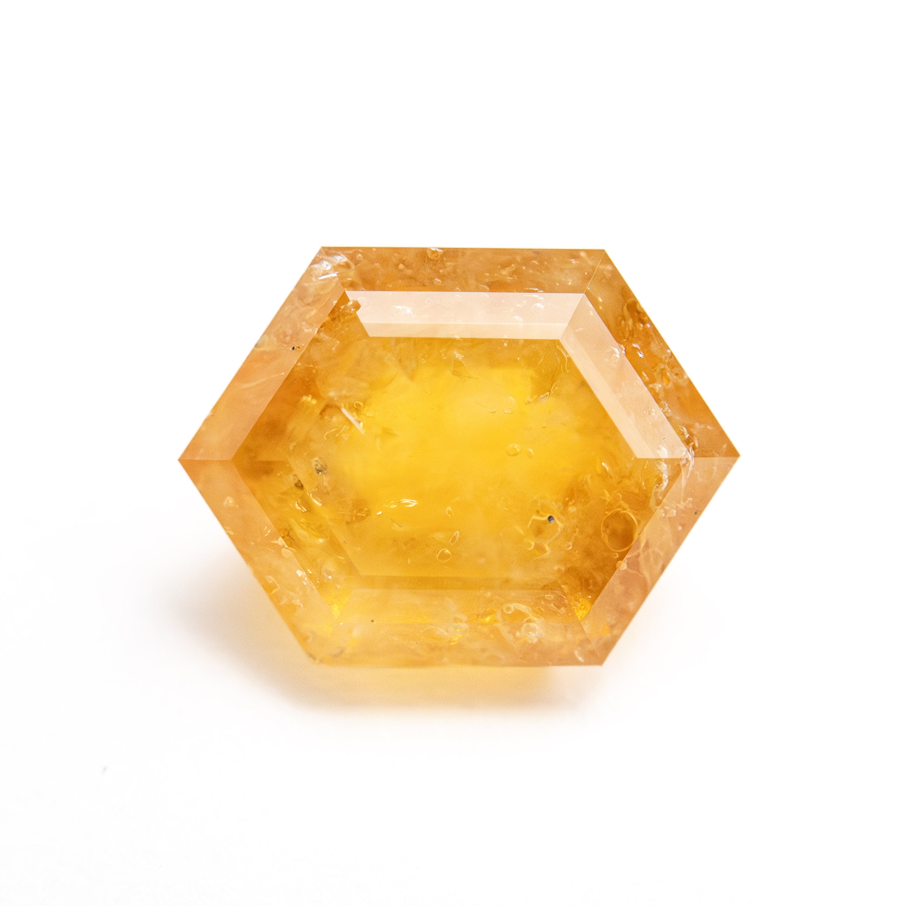 3.77ct 10.22x7.63x5.50mm Hexagon Step Cut Sapphire 24185-01-Staghead Designs