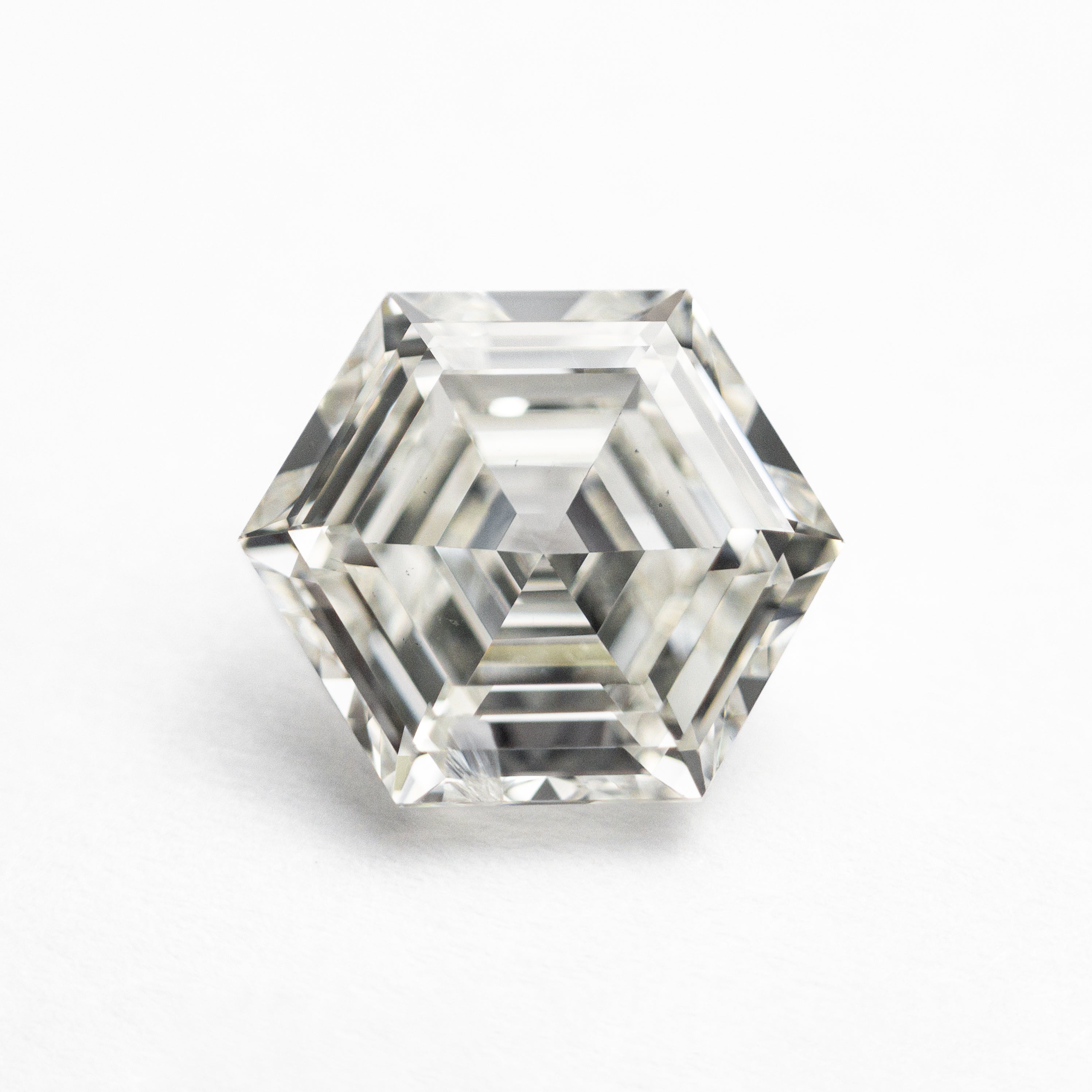 2.05ct 9.11x9.03x4.05mm GIA I1 J Hexagon Step Cut 24276-01-Staghead Designs