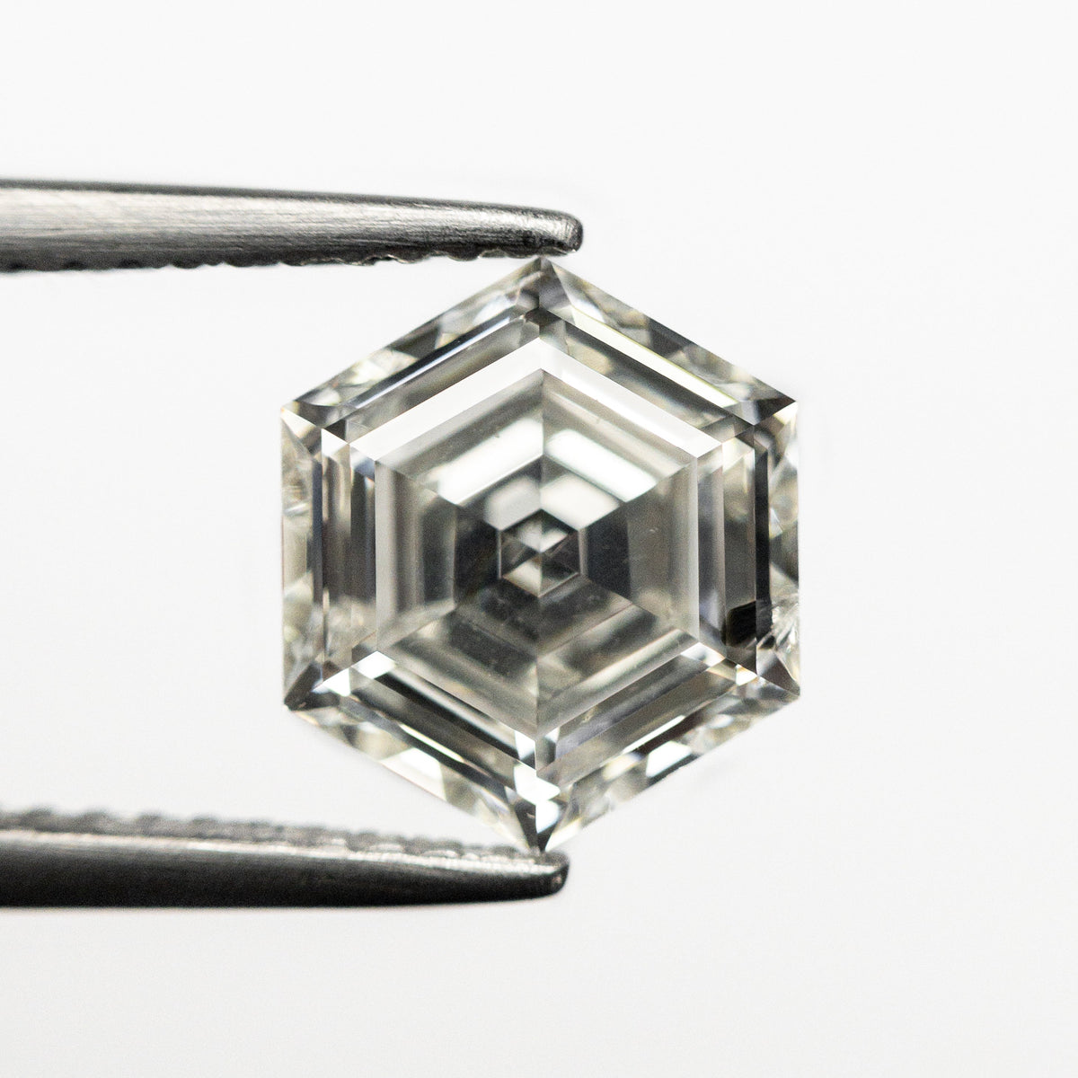 2.05ct 9.10x7.85x4.06mm GIA I1 J Hexagon Step Cut 24276-01-Staghead Designs