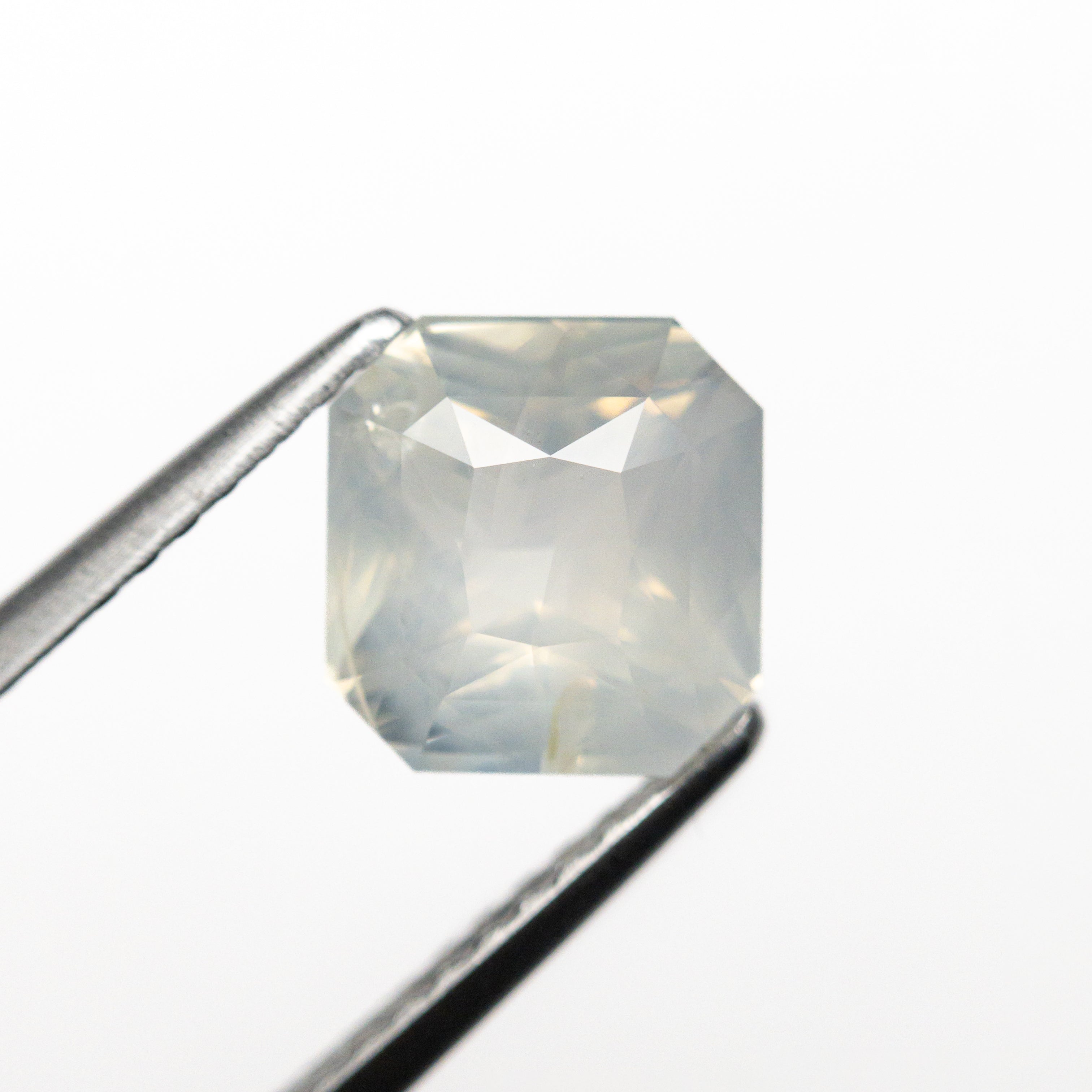 2.56ct 7.24x6.91x5.00mm Cut Corner Square Brilliant Sapphire 24335-01-Staghead Designs