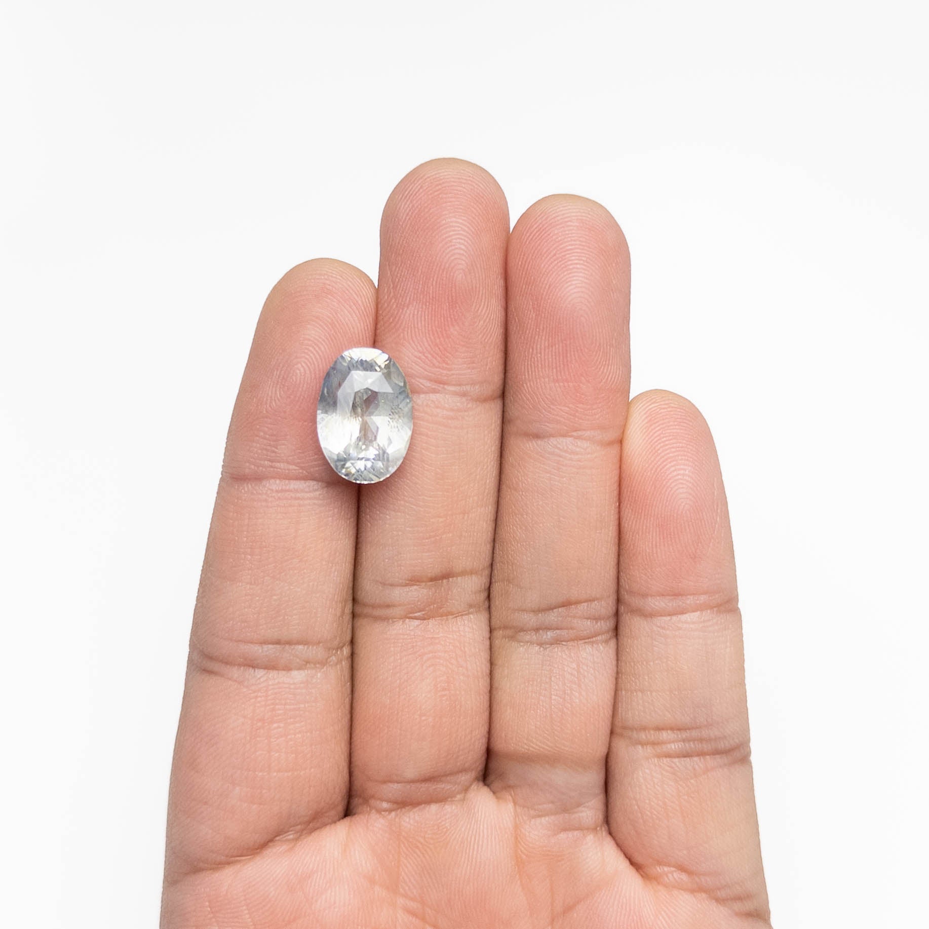 10.67ct 15.26x10.82x7.63mm Oval Brilliant Sapphire 24355-01-Staghead Designs