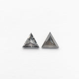 0.30cttw 2pc 3.52x3.51x1.69mm 3.64x3.59x1.84mm Triangle Rosecut Matching Pair 24481-01-Staghead Designs