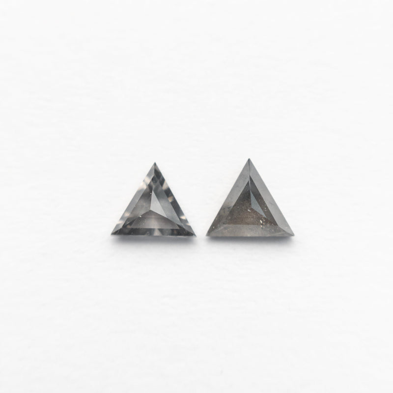 0.30cttw 2pc 3.52x3.51x1.69mm 3.64x3.59x1.84mm Triangle Rosecut Matching Pair 24481-01-Staghead Designs