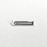 0.22ct 8.12x2.01x1.36mm VS1 F Baguette Step Cut 24701-10-Staghead Designs