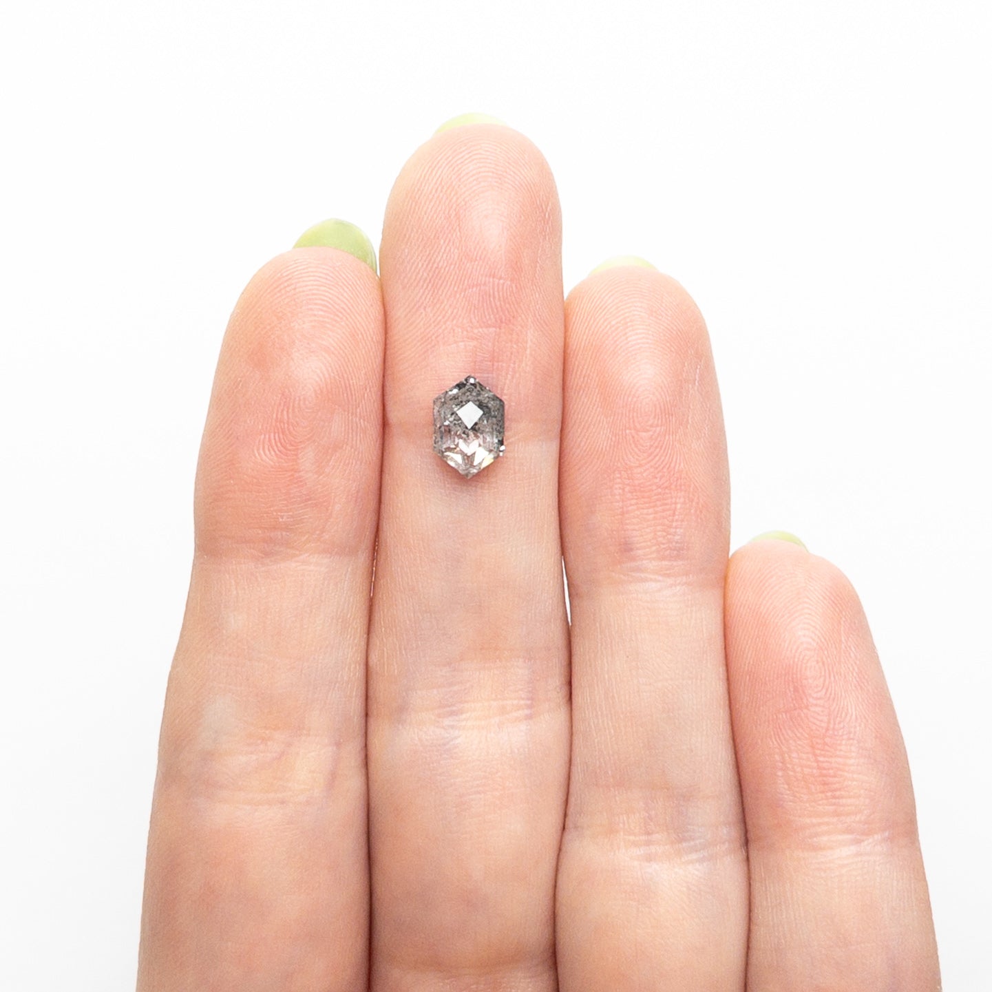 1.28ct 7.81x5.41x3.53mm Hexagon Rosecut 🇨🇦 24960-01-Staghead Designs