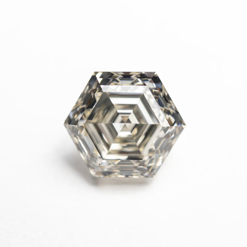 2.07ct 8.18x7.02x4.88mm VVS2 O-P Hexagon Step Cut 🇨🇦 24993-01-Staghead Designs