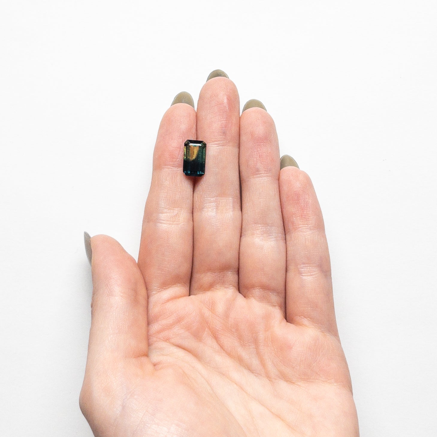 3.50ct 11.66x7.14x3.79mm Cut Corner Rectangle Step Cut Sapphire 25065-07-Staghead Designs