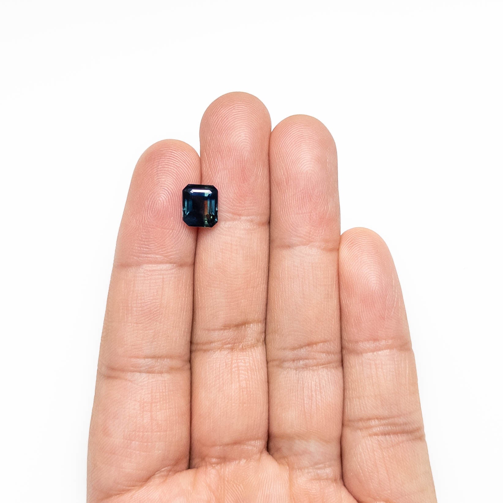 2.67ct 8.51x7.24x4.36mm Cut Corner Rectangle Step Cut Sapphire 25066-03-Staghead Designs