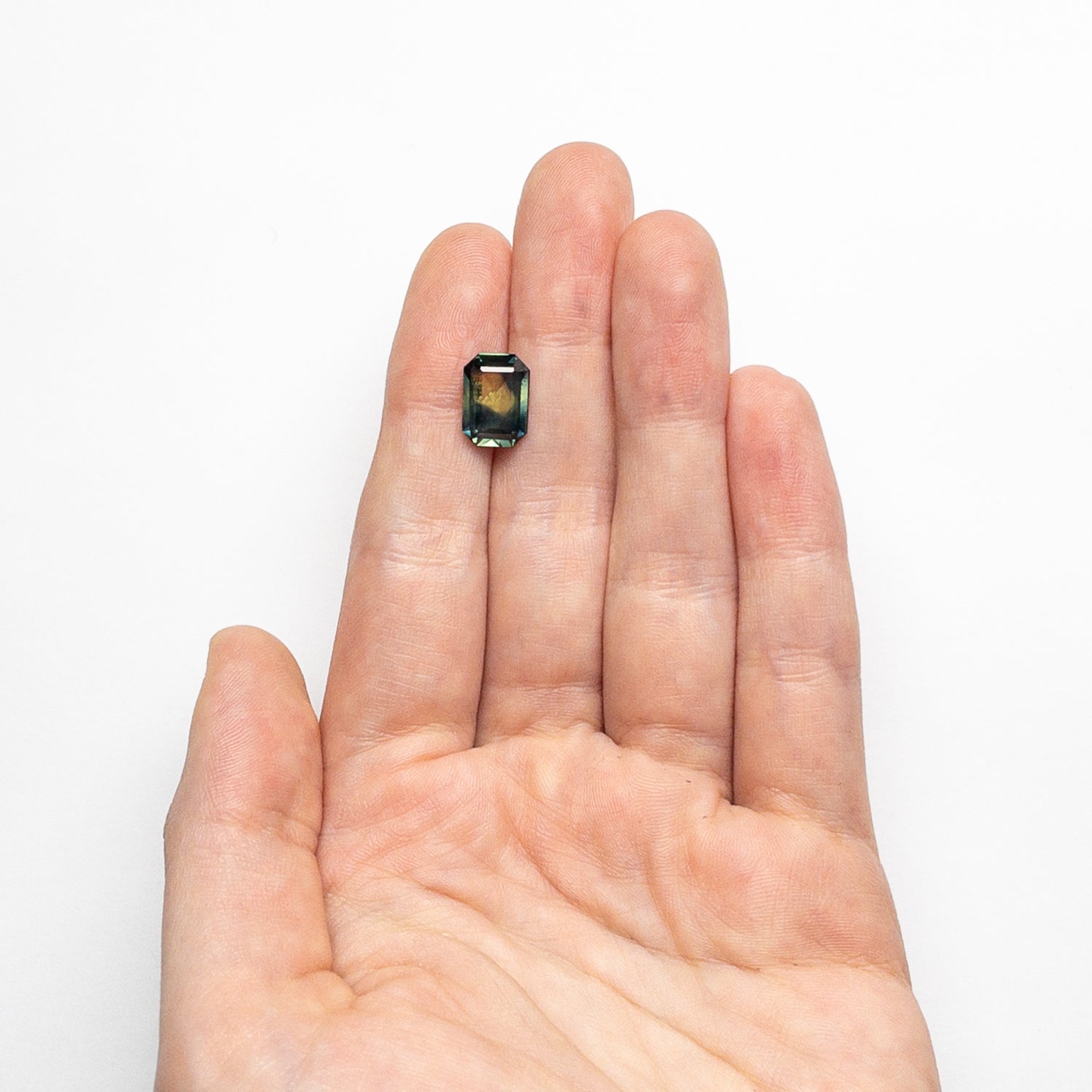 3.63ct 10.83x7.73x4.19mm Cut Corner Rectangle Step Cut Sapphire 25069-01-Staghead Designs