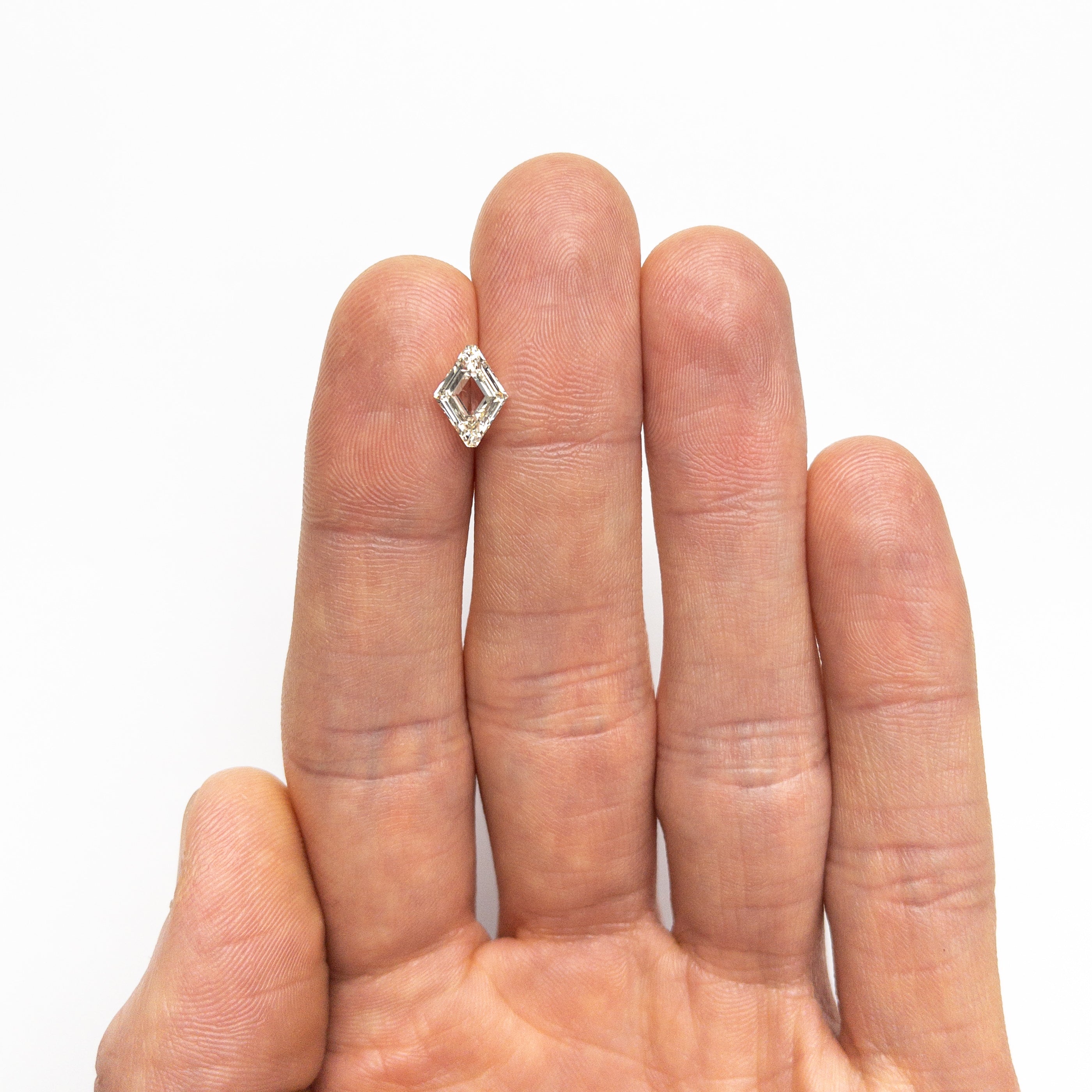 1.21ct 9.61x7.11x2.87mm GIA Internally Flawless L Lozenge Step Cut 25077-01-Staghead Designs