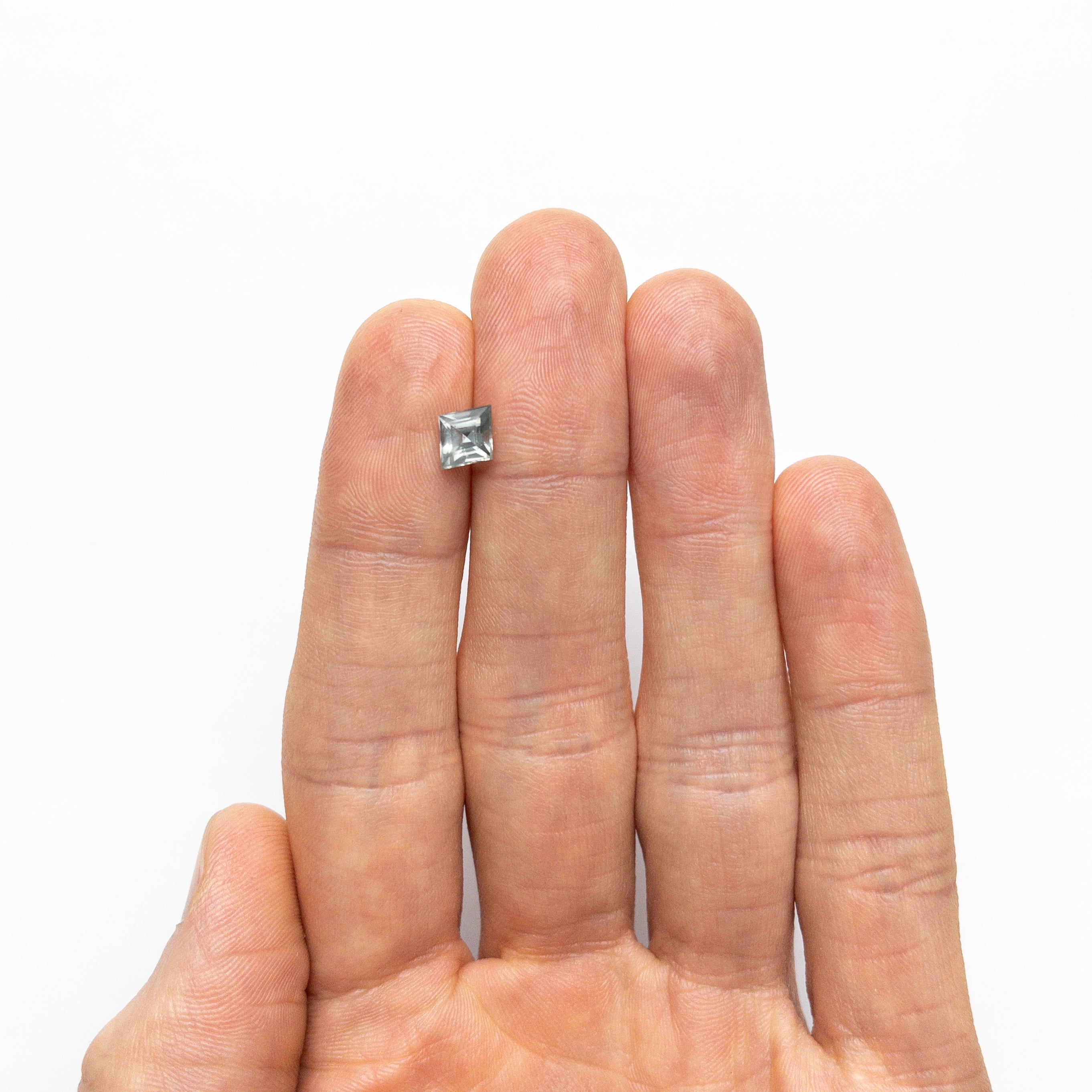 1.25ct 8.44x7.06x4.09mm Lozenge Step Cut Sapphire 25175-14-Staghead Designs