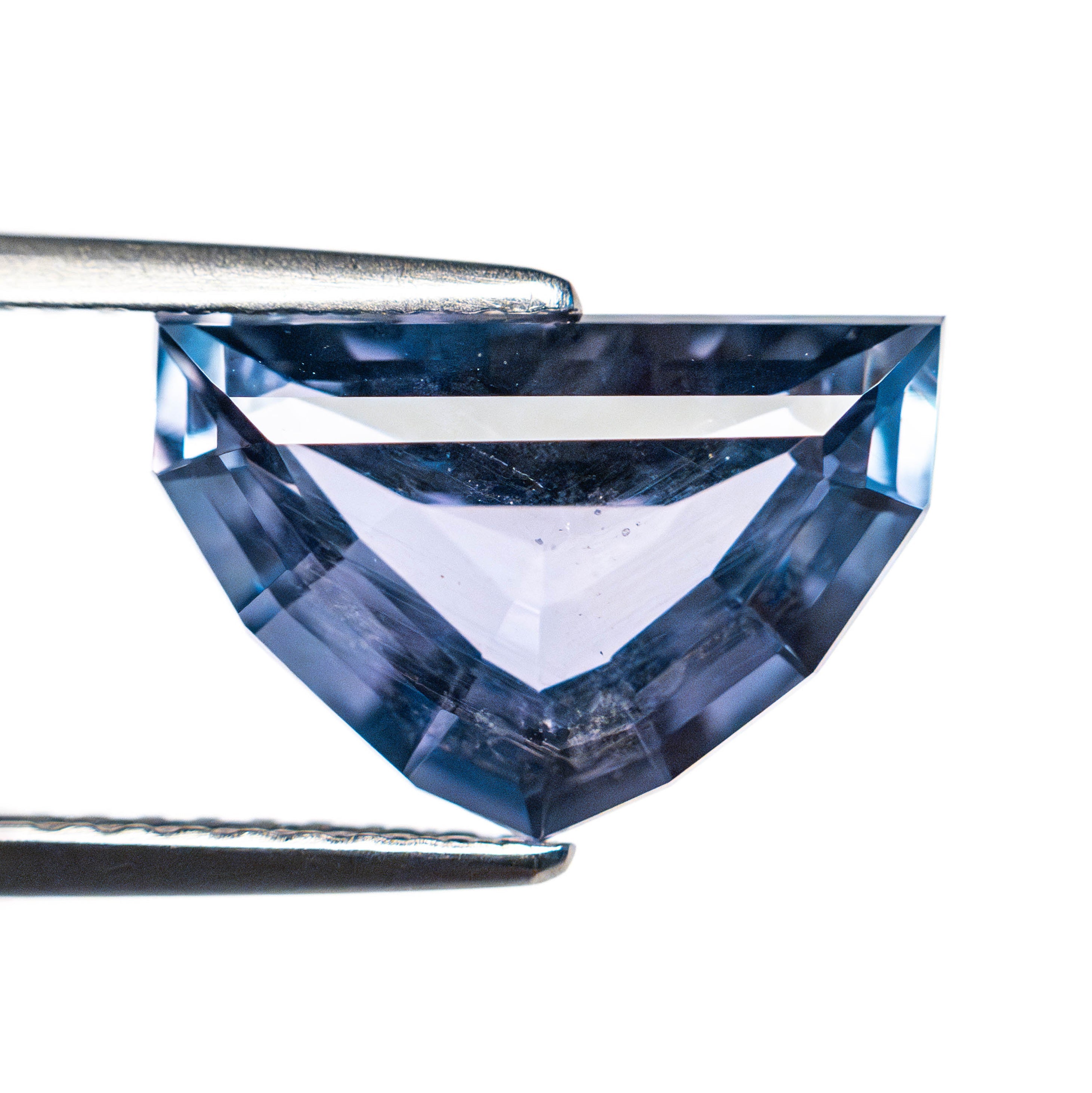 3.51ct 7.82x11.75x4.63mm Shield Step Cut Sapphire 25175-25-Staghead Designs