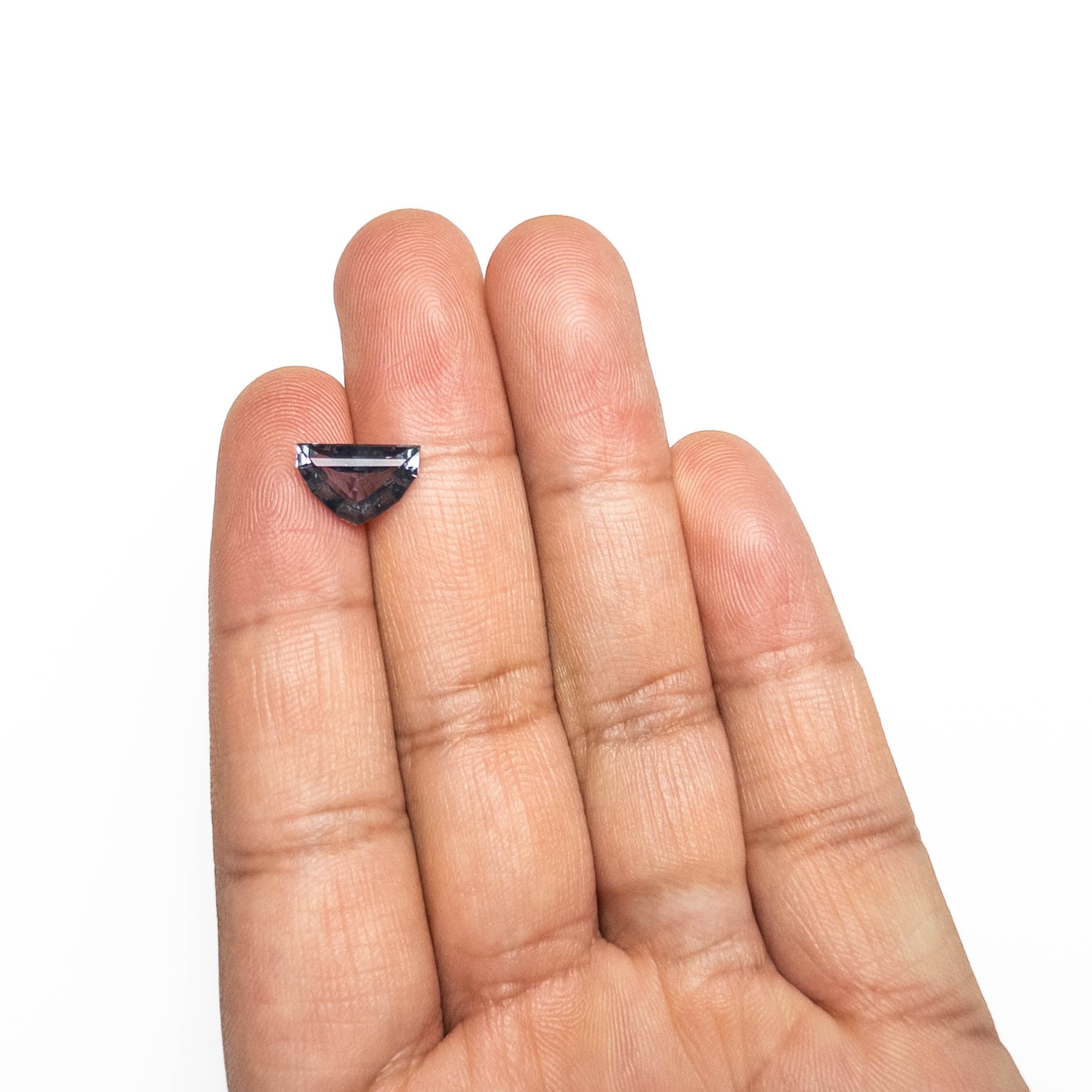 3.51ct 7.82x11.75x4.63mm Shield Step Cut Sapphire 25175-25-Staghead Designs