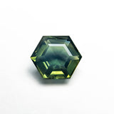 1.58ct 7.54x6.35x3.73mm Hexagon Step Cut Sapphire 25208-02-Staghead Designs