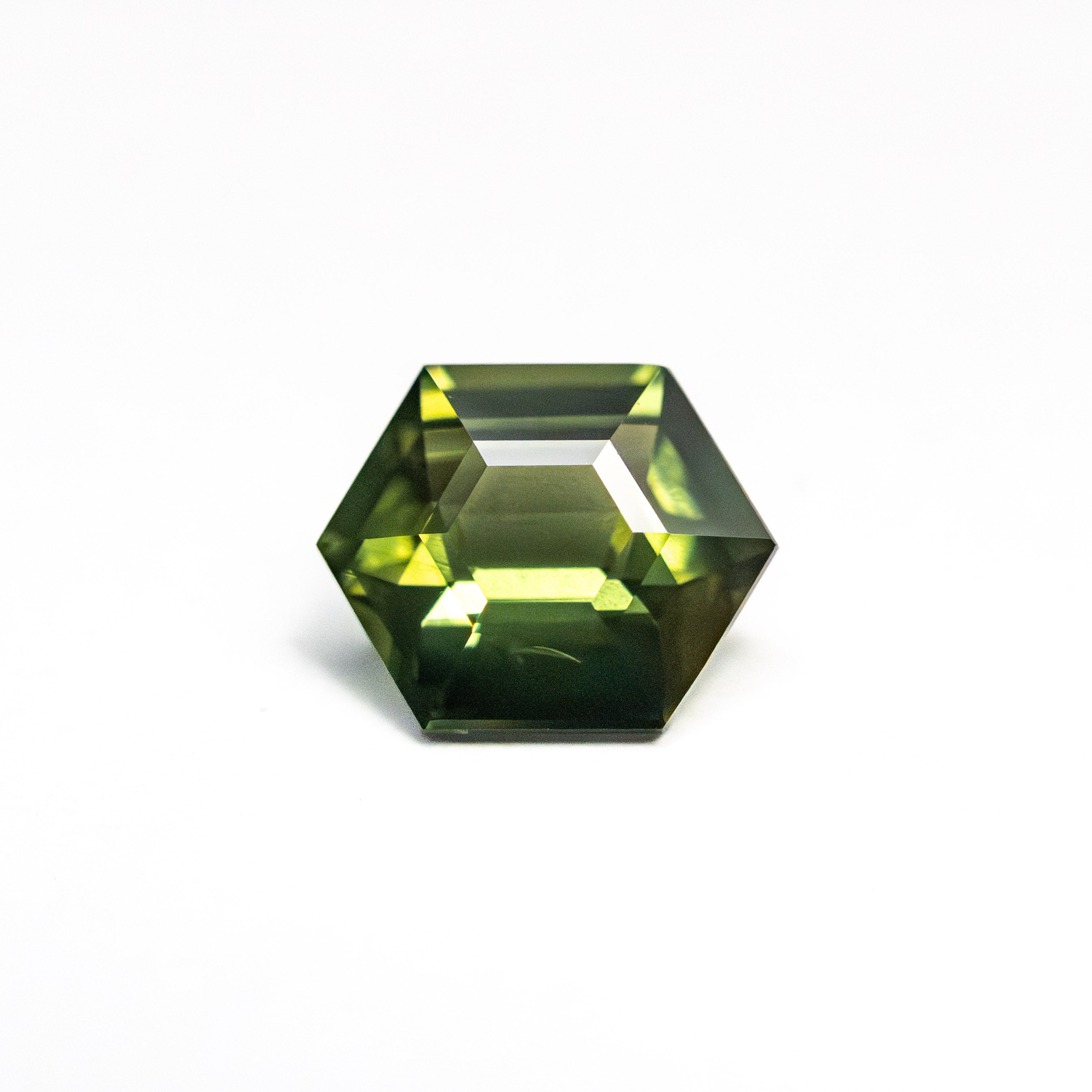 1.15ct 7.17x5.92x3.46mm Hexagon Step Cut Sapphire 25383-01