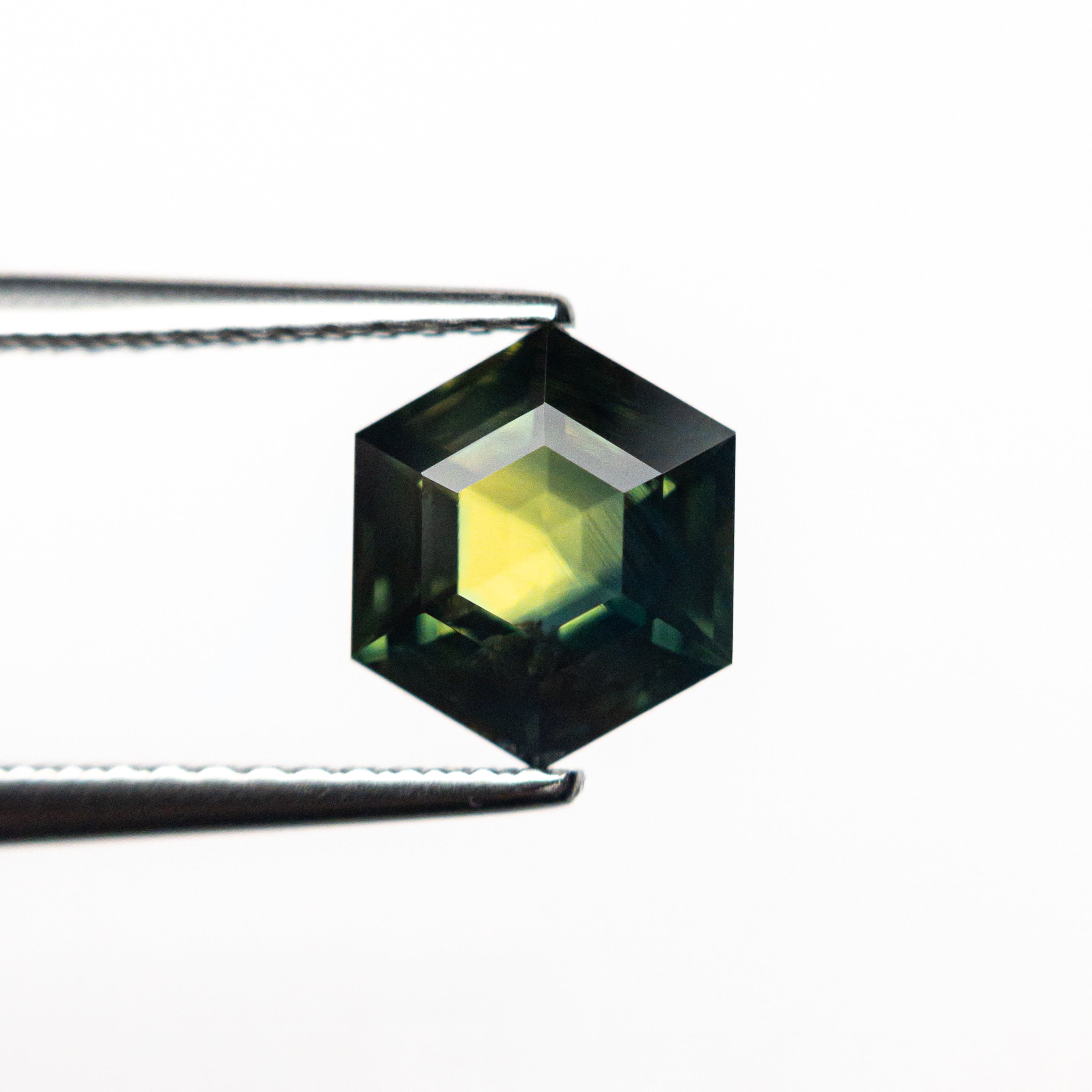 1.80ct 8.00x6.73x4.13mm Hexagon Step Cut Sapphire 25385-02-Staghead Designs