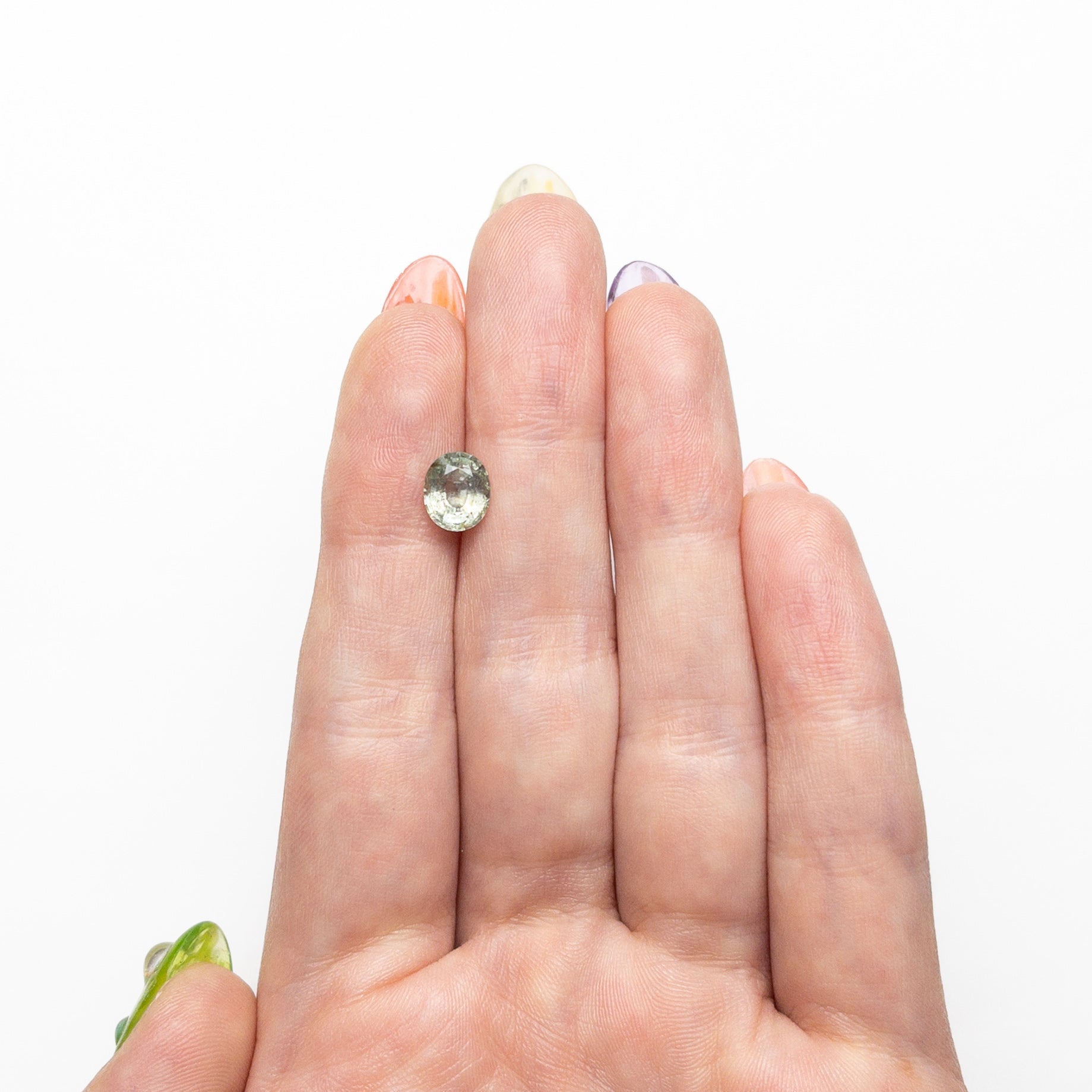 1.40ct 7.44x6.26x3.74mm Oval Brilliant Sapphire 25406-01-Staghead Designs