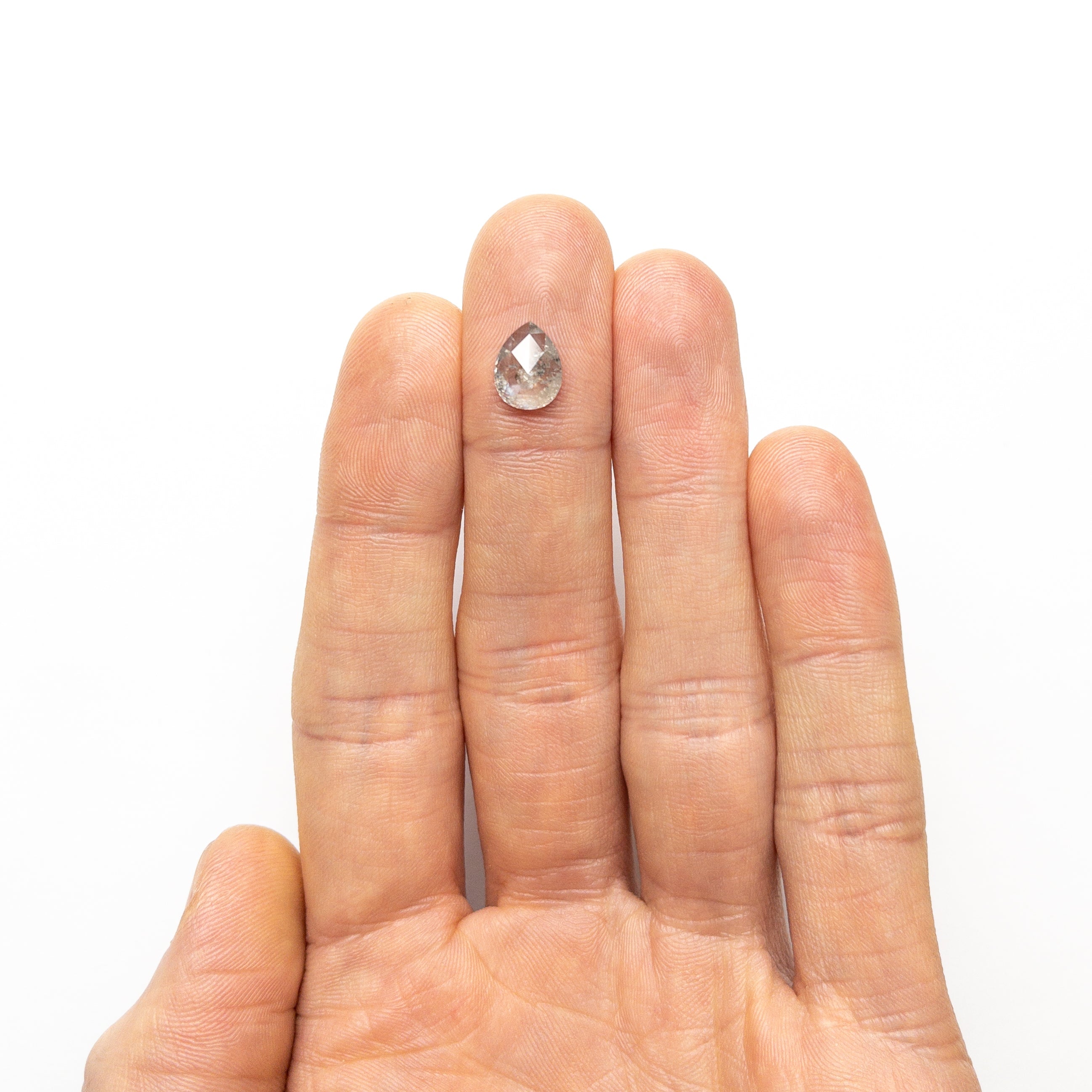 1.62ct 9.61x7.38x3.04mm Pear Rosecut 25450-07-Staghead Designs