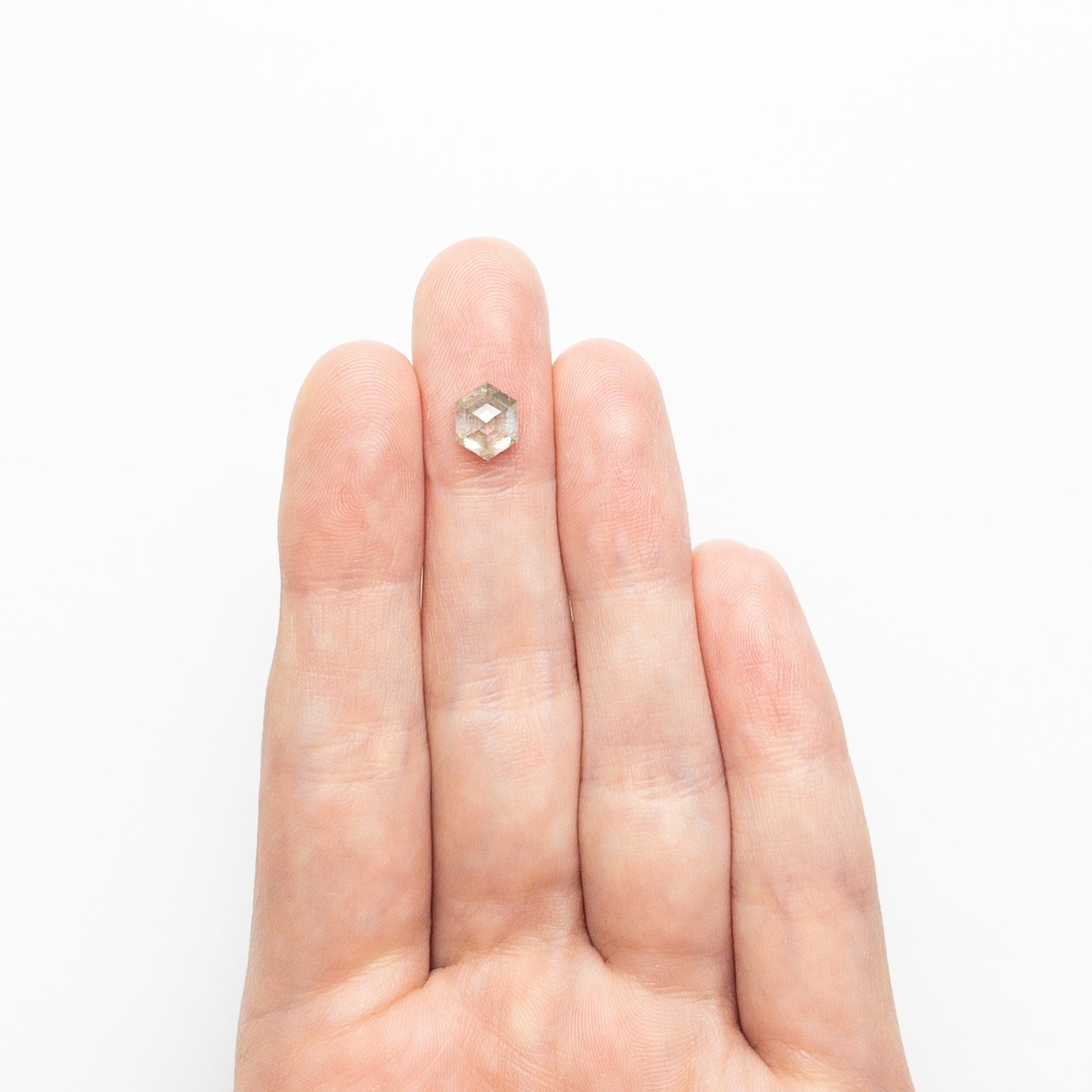 1.66ct 7.65x6.06x4.36mm Hexagon Step Cut 25455-04-Staghead Designs