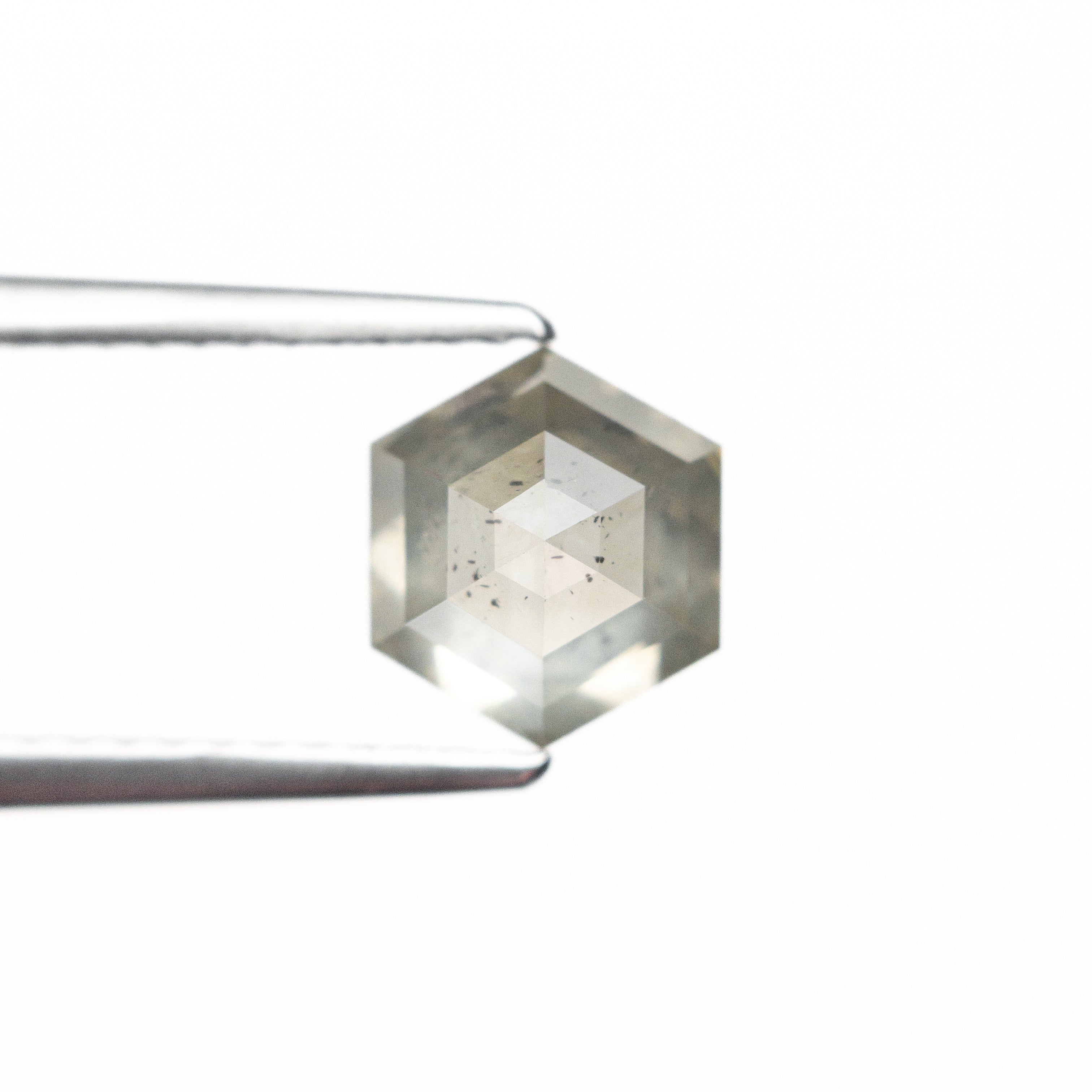 1.59ct 7.54x6.54x4.31mm Hexagon Step Cut 25455-10-Staghead Designs