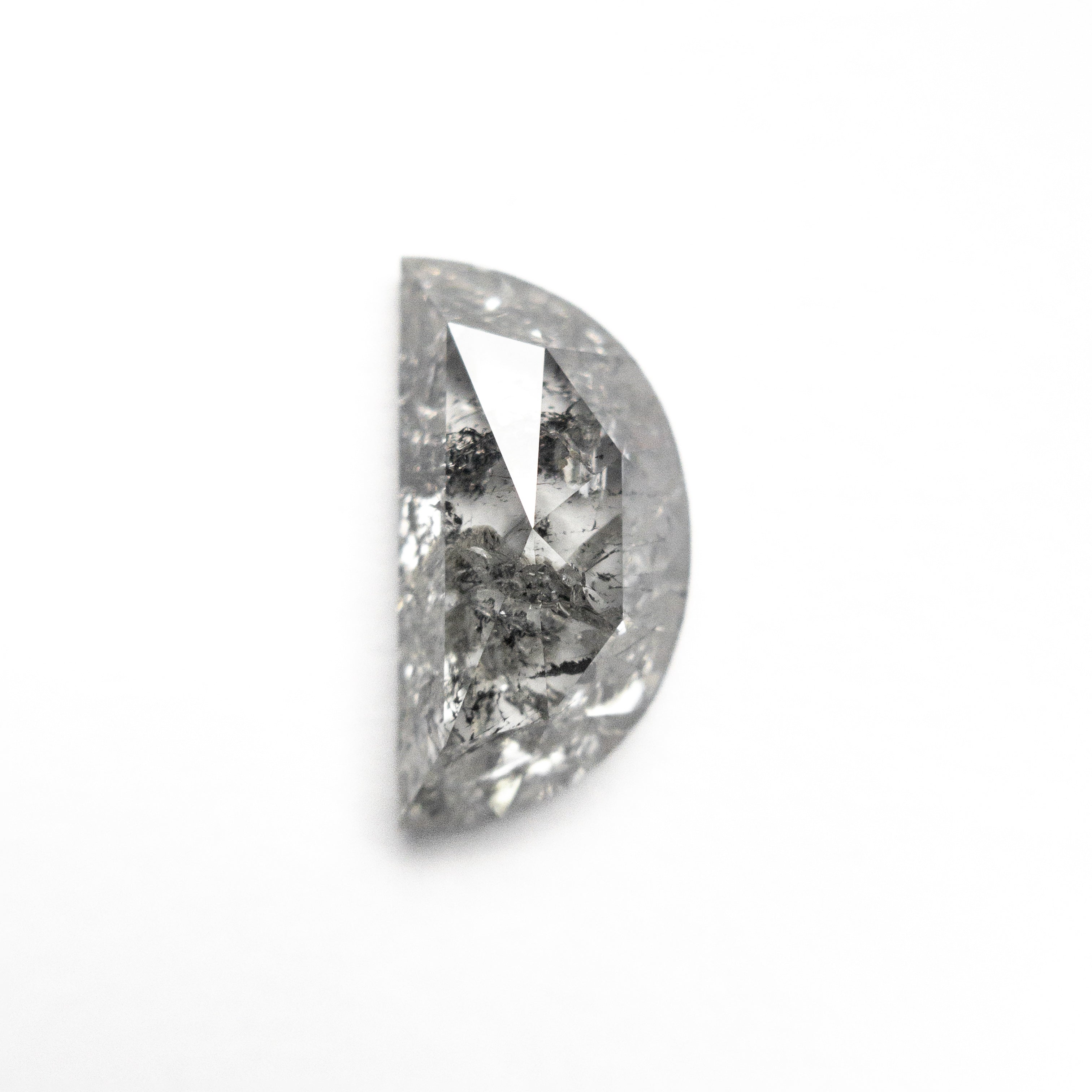 1.87ct 10.44x5.37x3.55mm Half Moon Rosecut 25456-01-Staghead Designs