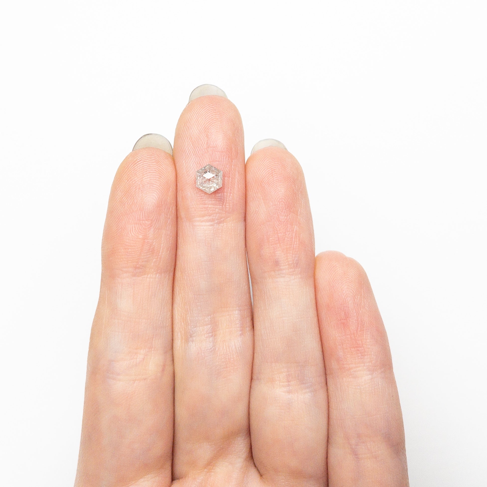 0.72ct 5.59x4.86x3.17mm Hexagon Step Cut 25457-15-Staghead Designs