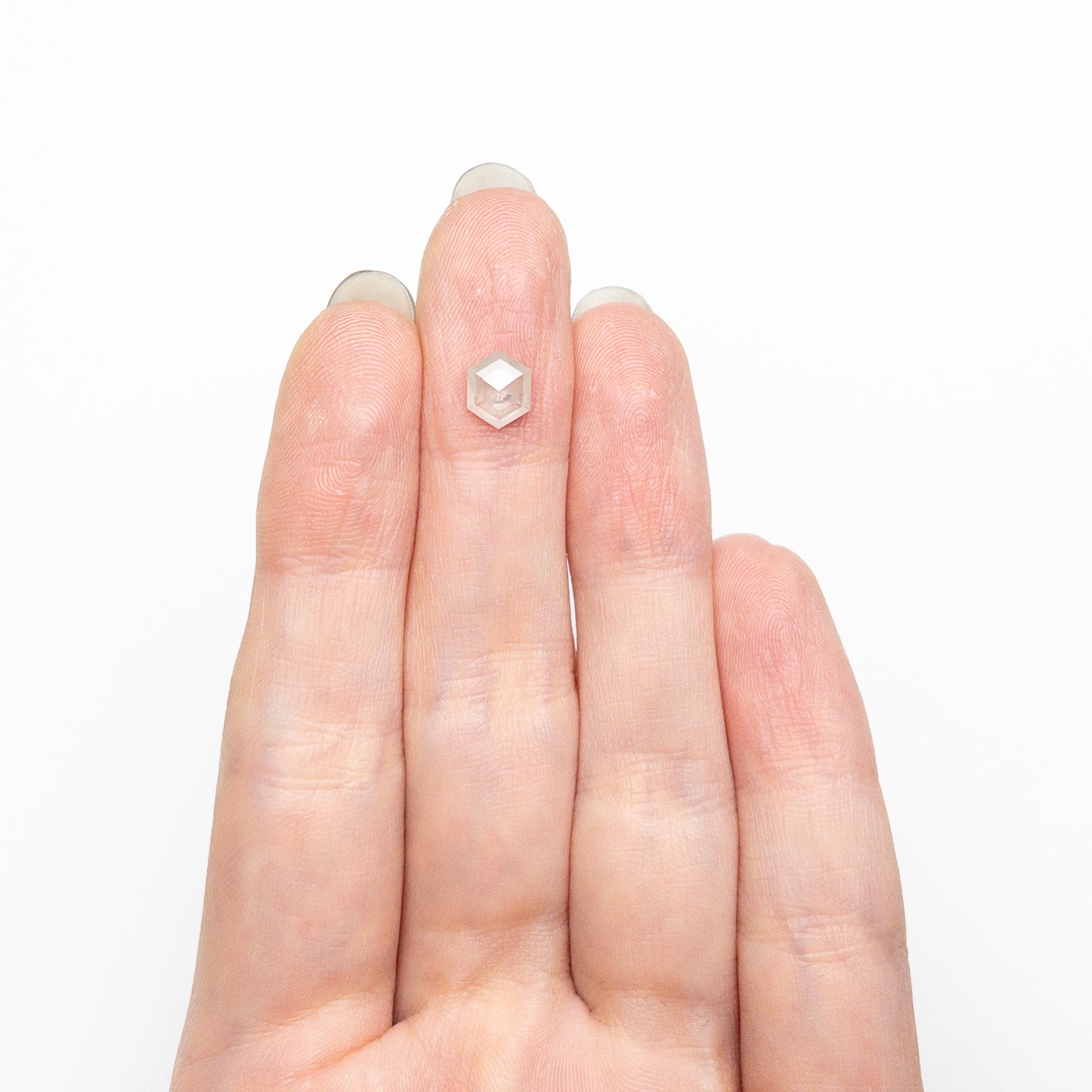 0.65ct 6.84x5.46x2.11mm Hexagon Rosecut 25457-16-Staghead Designs