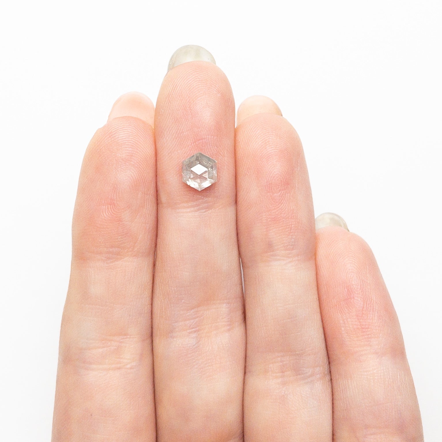 1.08ct 6.46x5.60x3.76mm Hexagon Rosecut 25457-32-Staghead Designs