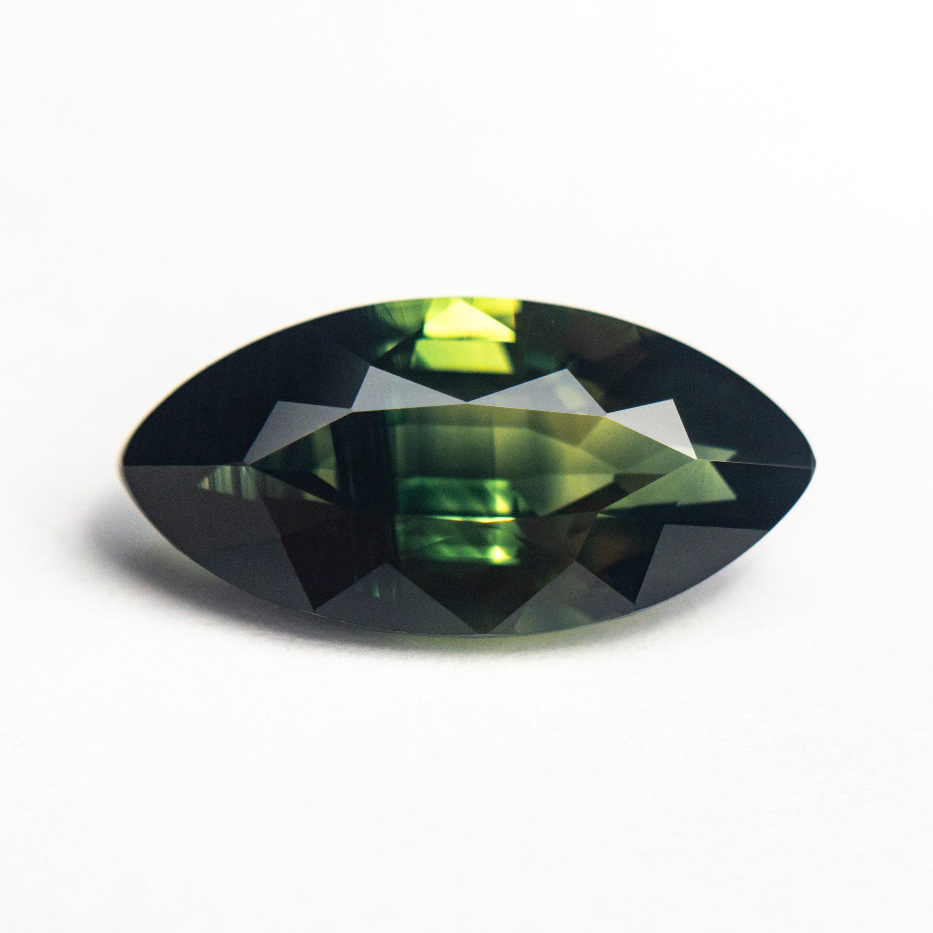 3.35ct 14.12x6.94x4.48mm Marquise Brilliant Sapphire 25731-01-Staghead Designs