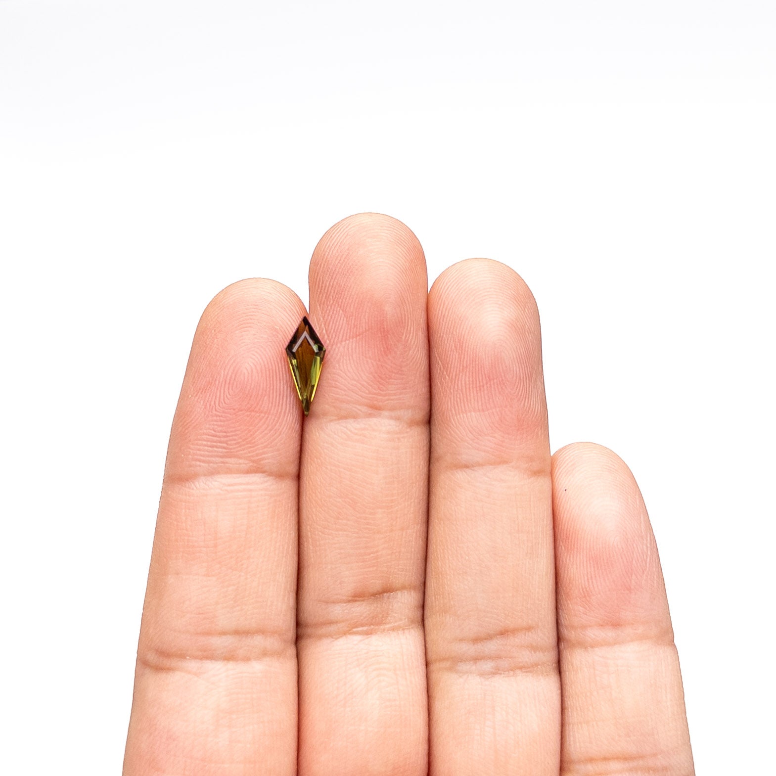 1.26ct 12.63x5.08x3.16mm Kite Step Cut Sapphire 25739-02-Staghead Designs