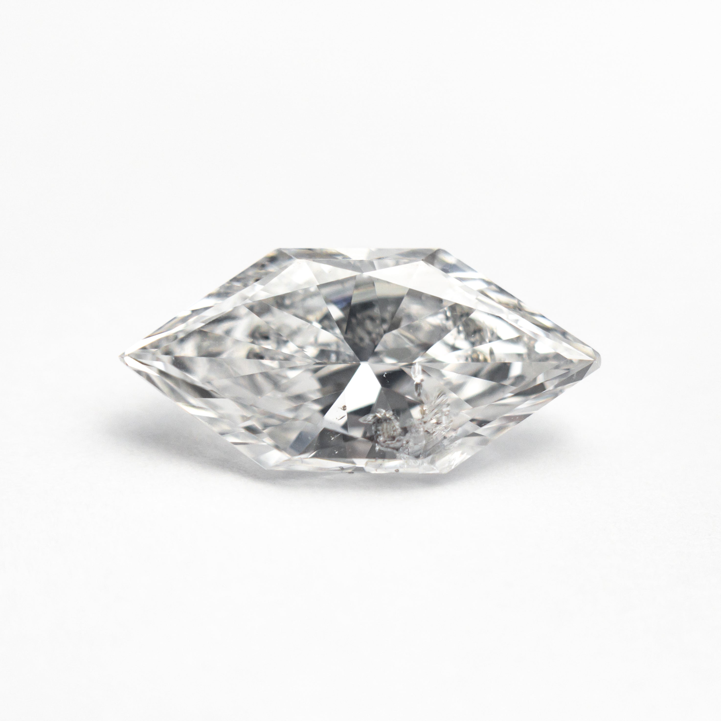 1.58ct 12.14x5.73x3.76mm IGI I1 D Hexagon Brilliant 25747-01-Staghead Designs