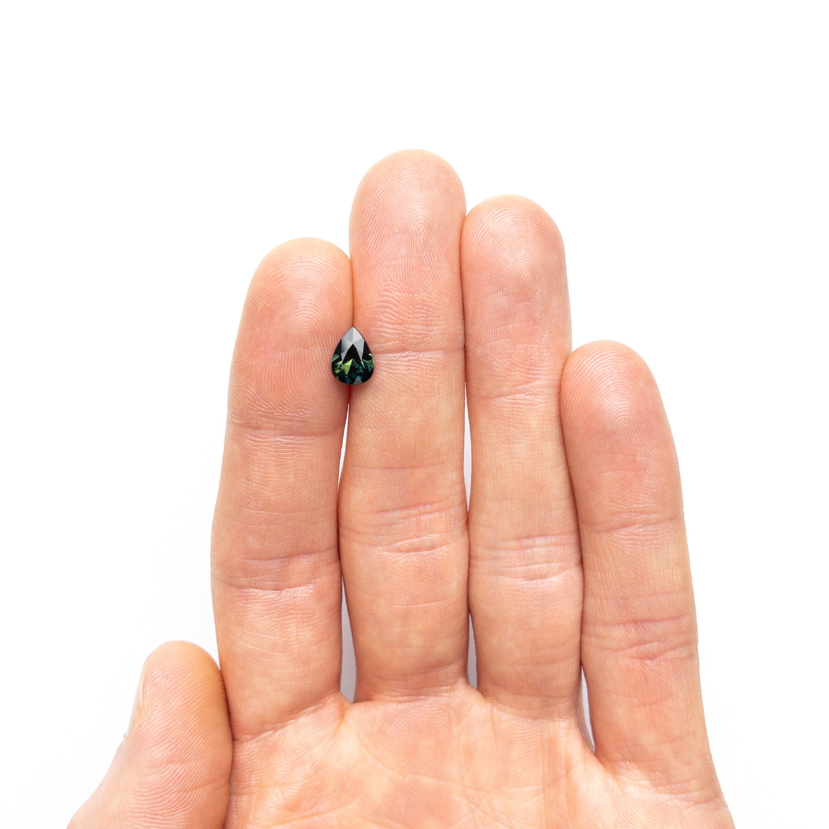 1.31ct 8.17x6.10x4.04mm Pear Brilliant Sapphire 25781-12-Staghead Designs