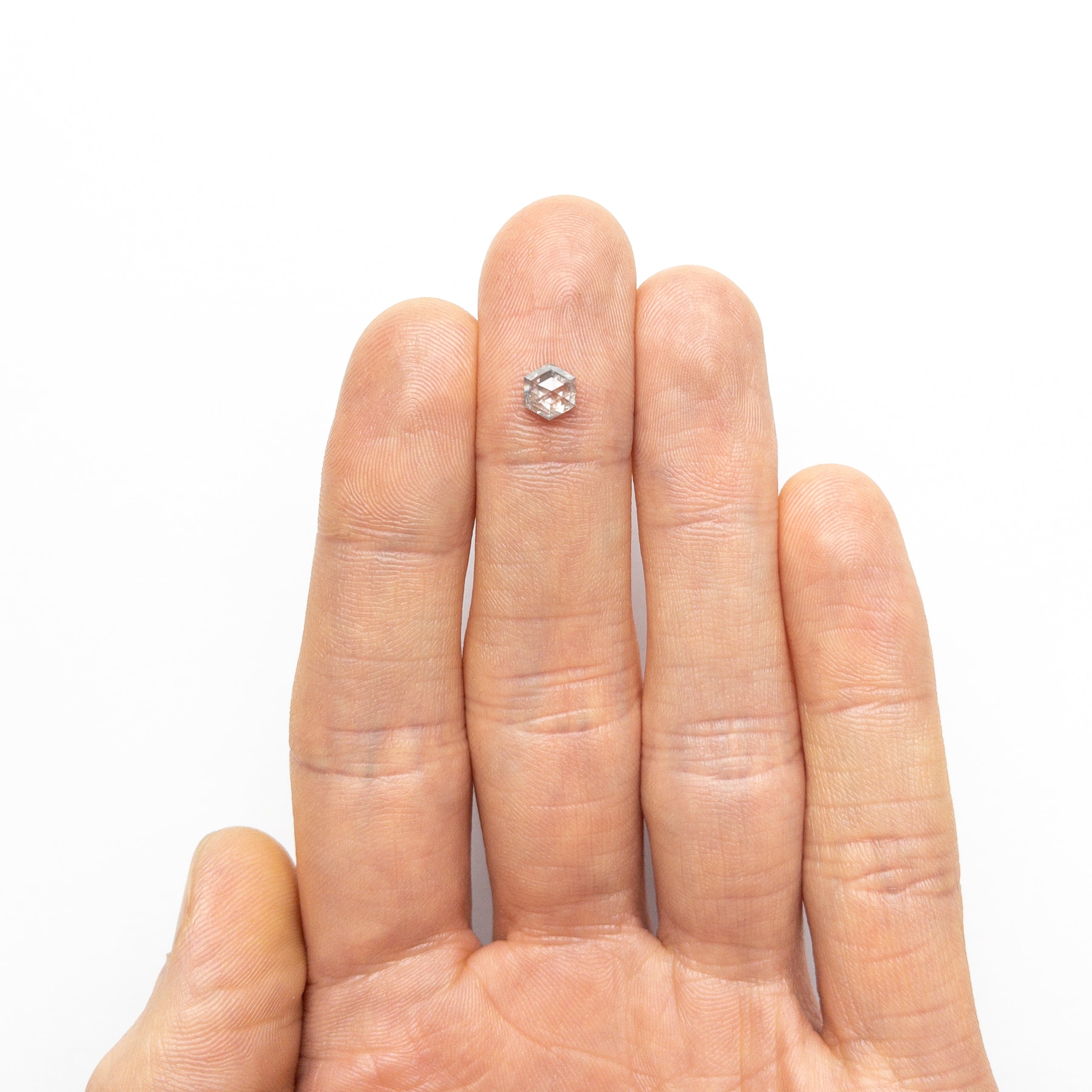 0.84ct 6.03x5.44x2.99mm Hexagon Rosecut 25806-22-Staghead Designs