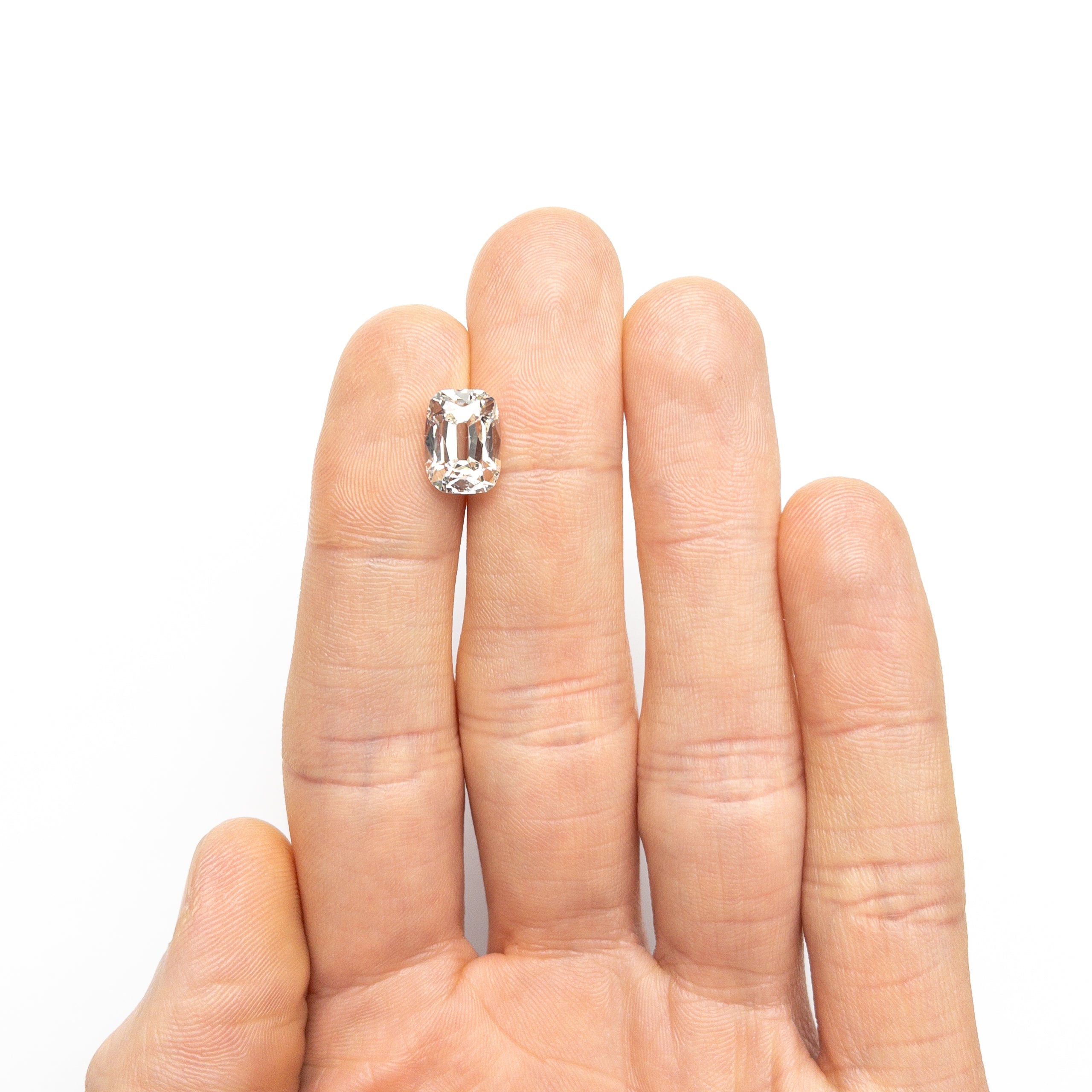 3.54ct 10.82x8.03x4.92mm GIA SI2 K Antique Old Mine Cut 25920-01-Staghead Designs